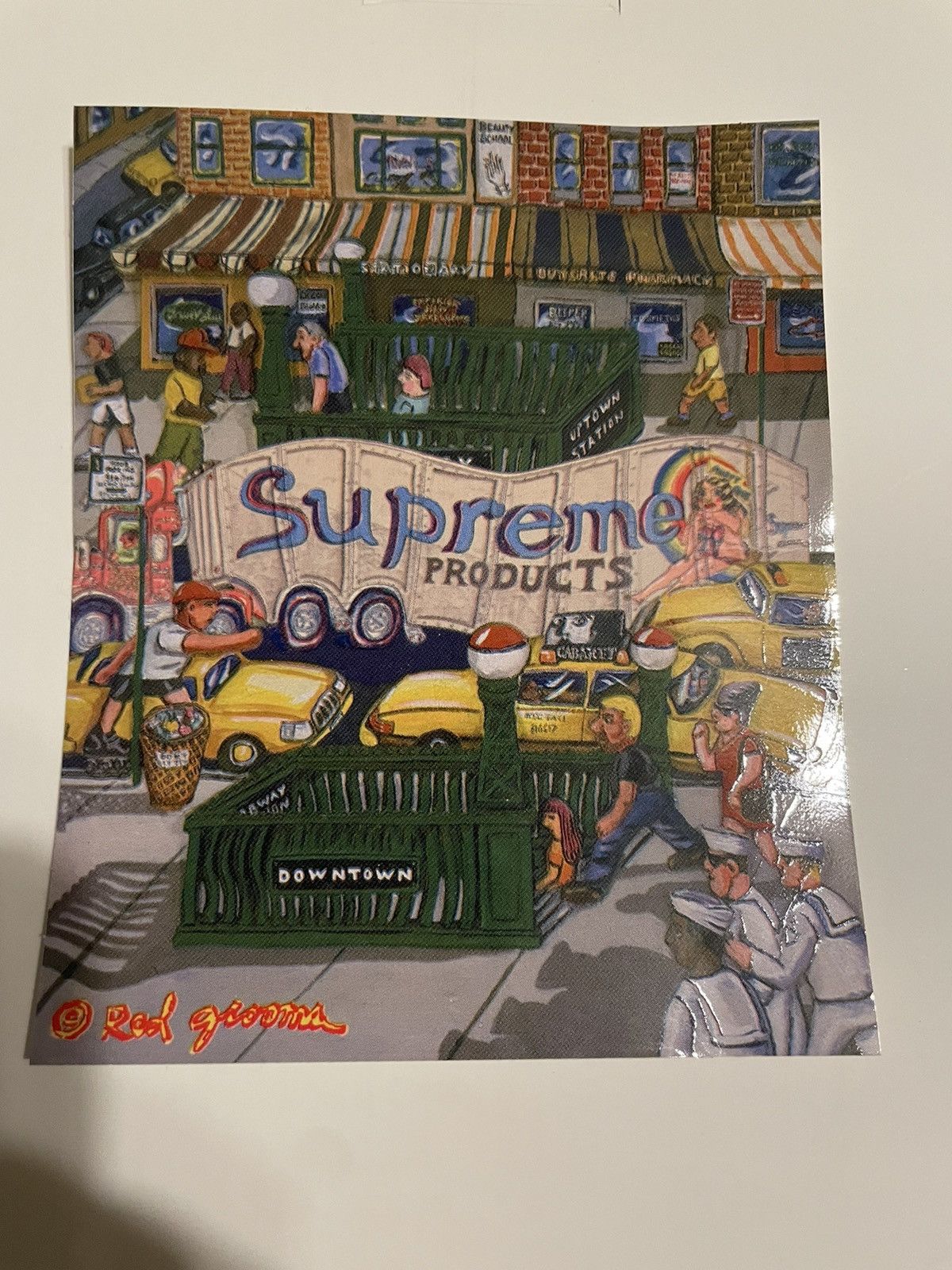 Supreme Supreme Red Grooms Sticker Size ONE SIZE - 1 Thumbnail
