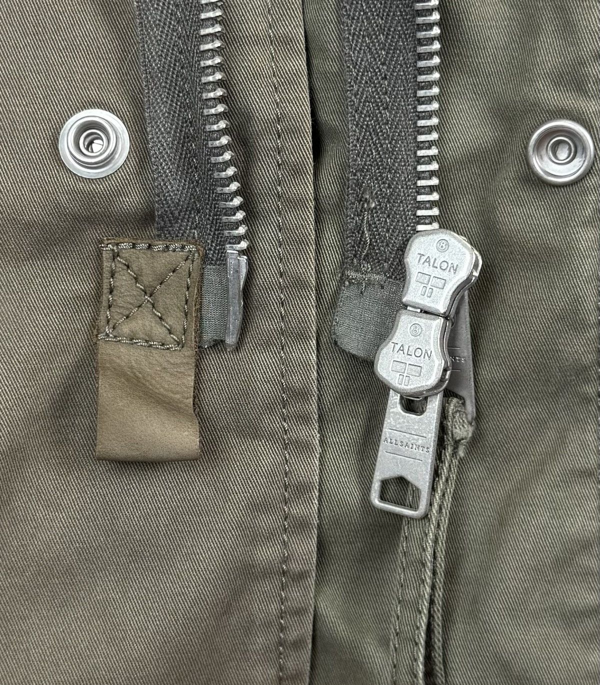 Allsaints Allsaints Cote Jacket Field M-65 Style Military Coat Khaki Size US L / EU 52-54 / 3 - 9 Thumbnail