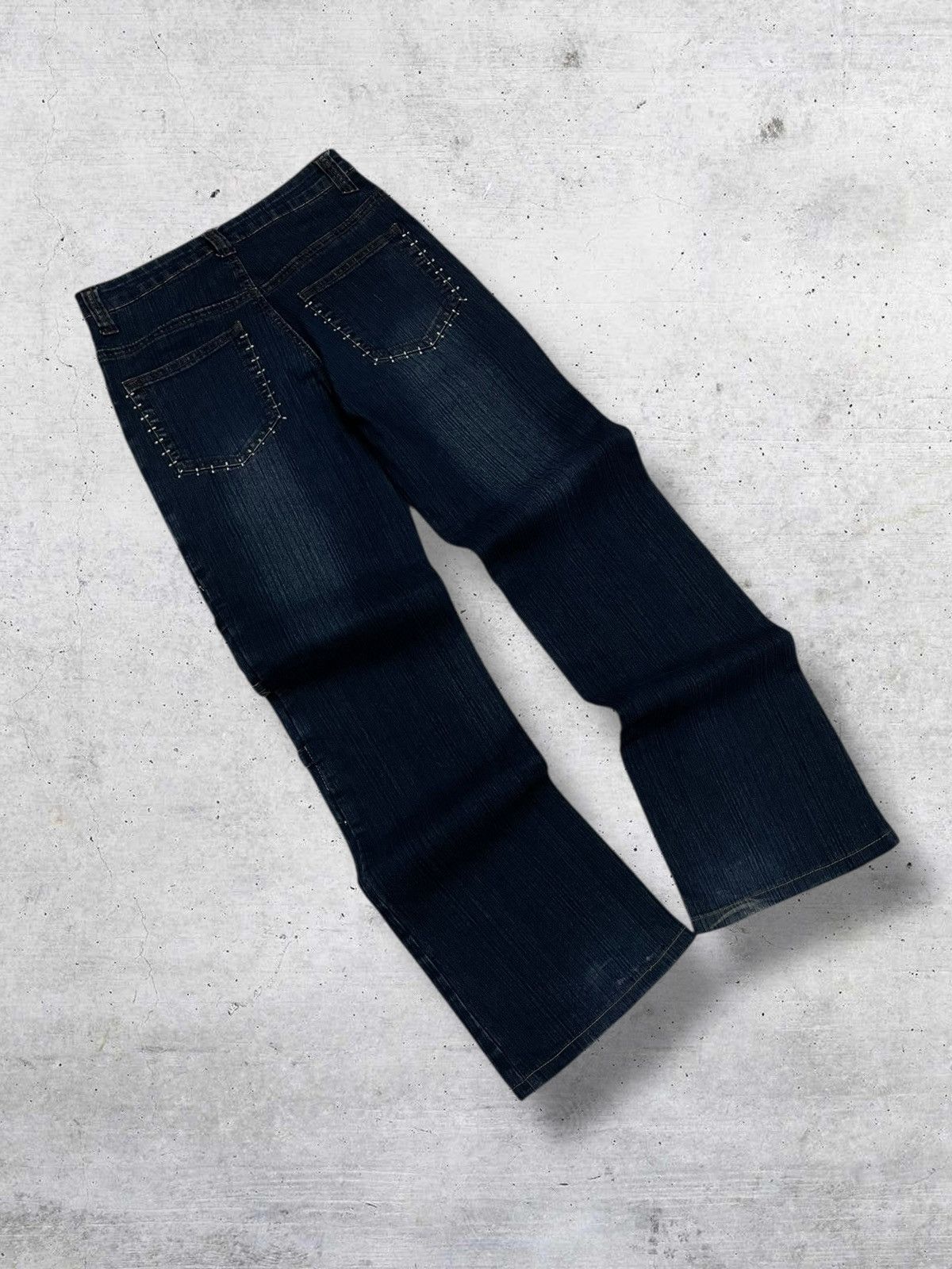 Tornado Mart VINTAGE T&T OG JAPANESEBRAND 1990S POP PUNK FLARED CUT DENIM Size US 27 - 9 Thumbnail