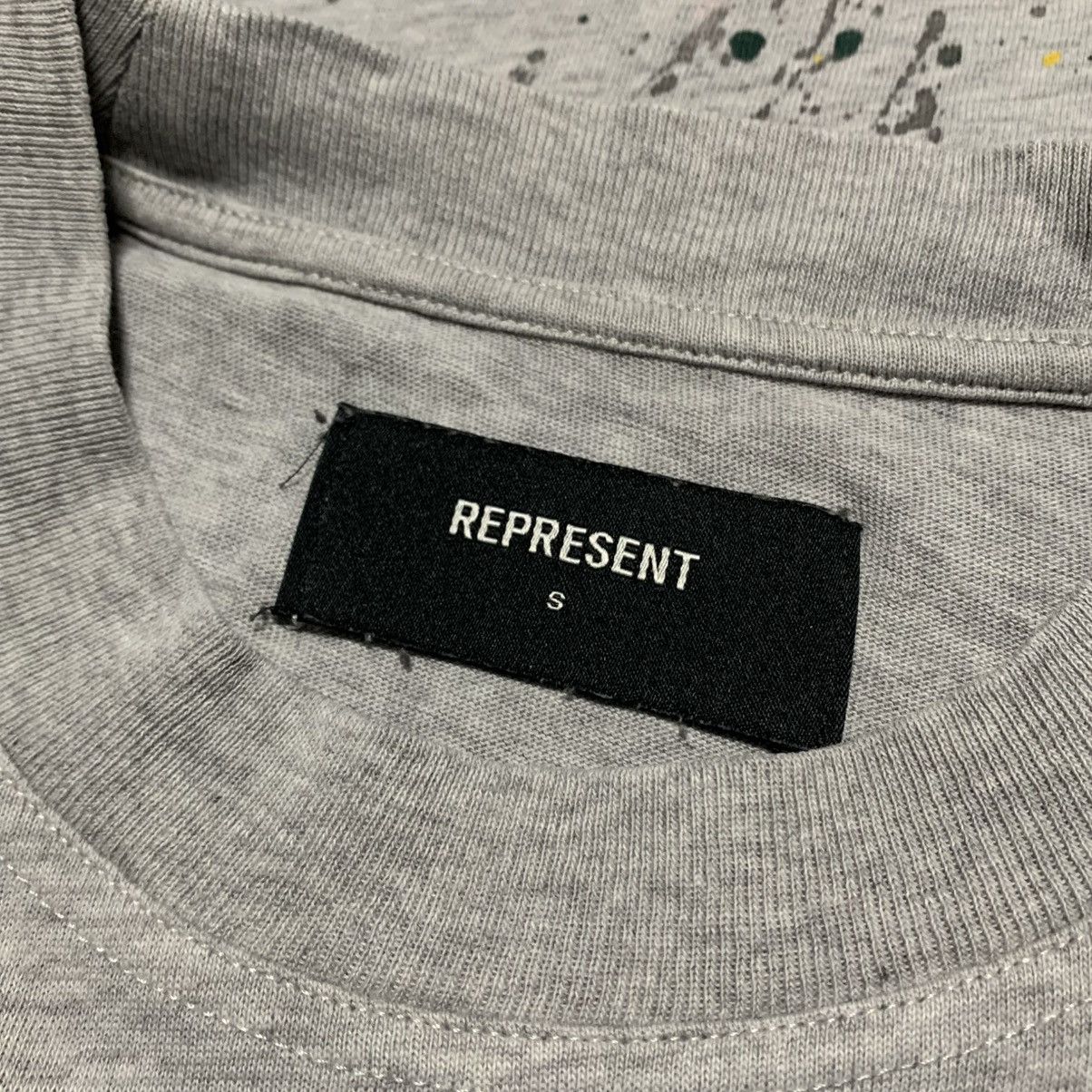 Represent Clo. Represent Small Bespoke Commissions Grey Tee Paint Splatter Size US S / EU 44-46 / 1 - 6 Thumbnail