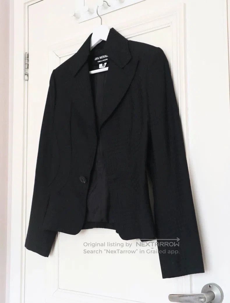 Junya Watanabe Junya Watanabe Black Silk Blazer Size US M / EU 48-50 / 2 - 6 Thumbnail