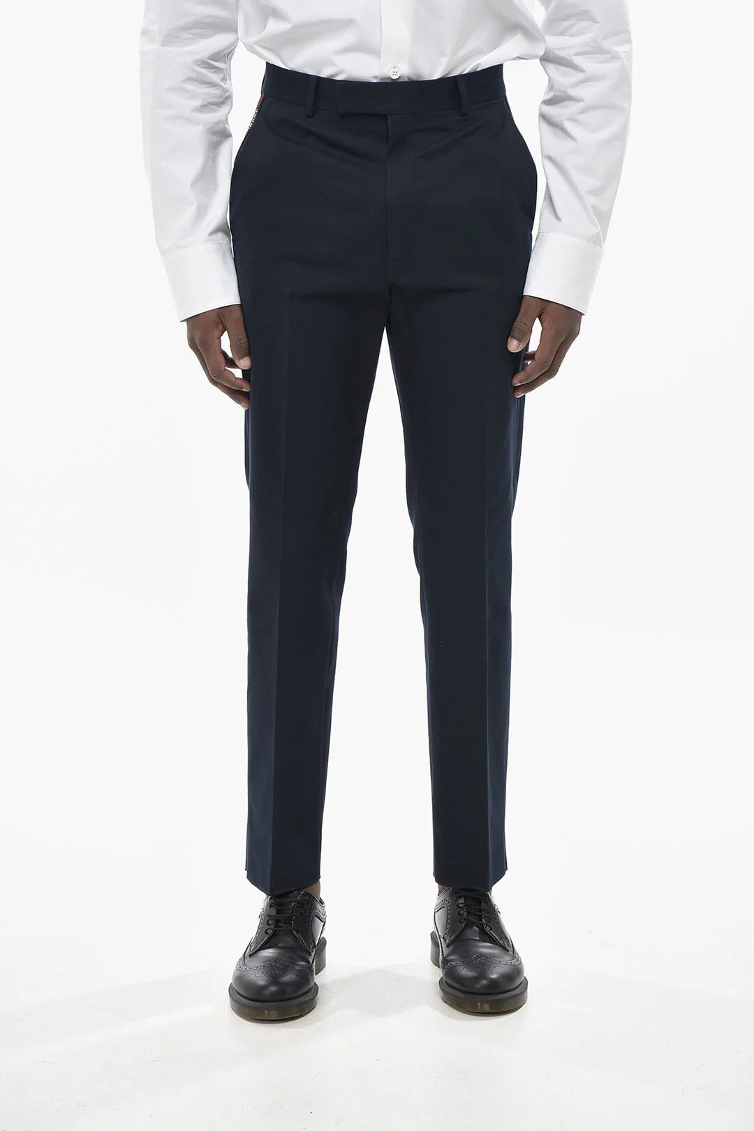 Gucci og1mm0426 Cotton Chino Pant in Blue Size US 30 / EU 46 - 1 Thumbnail