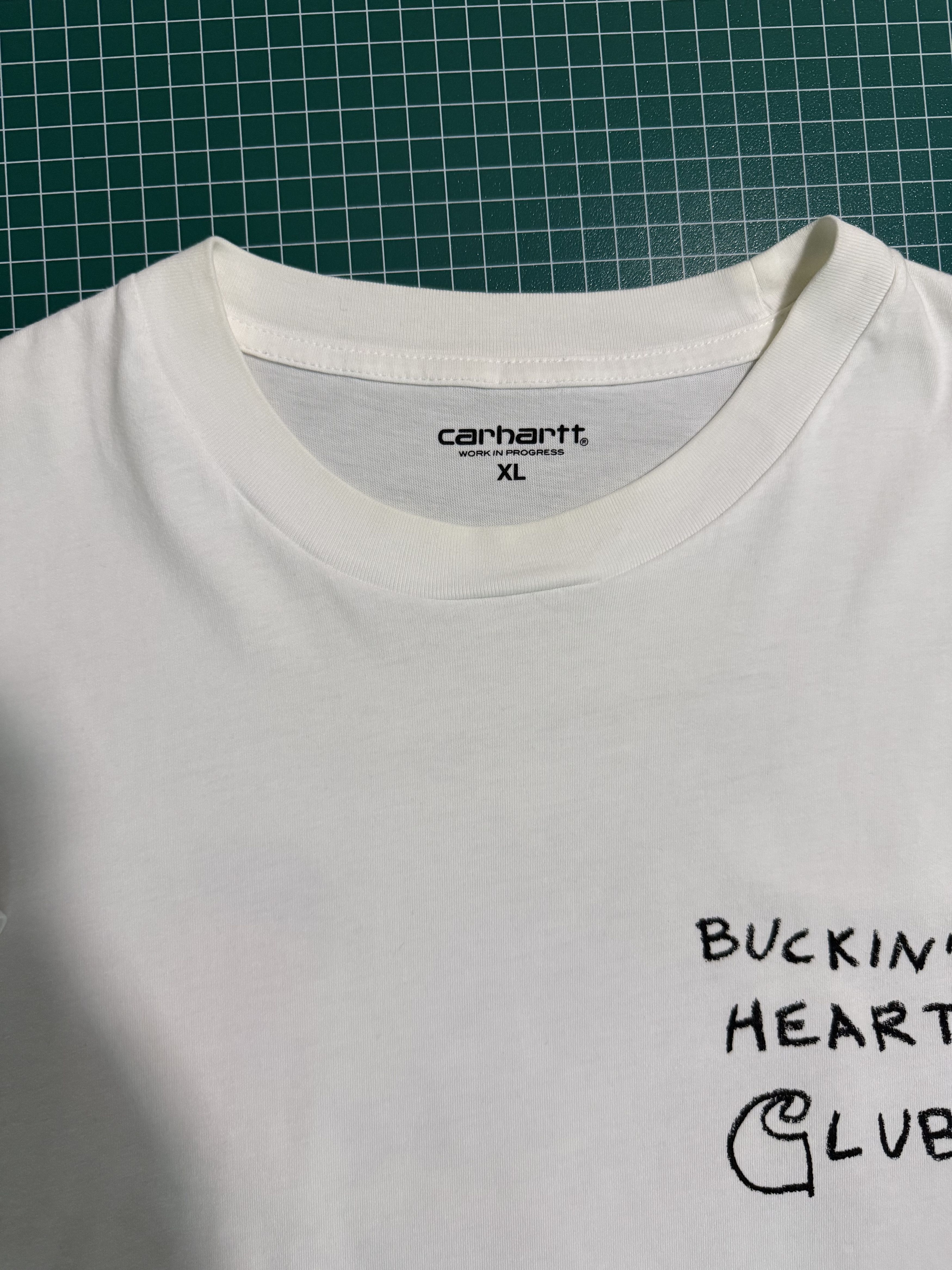 Carhartt Wip Carhartt WIP Buckin Hearts Club Tee - White Size US XL / EU 56 / 4 - 3 Thumbnail