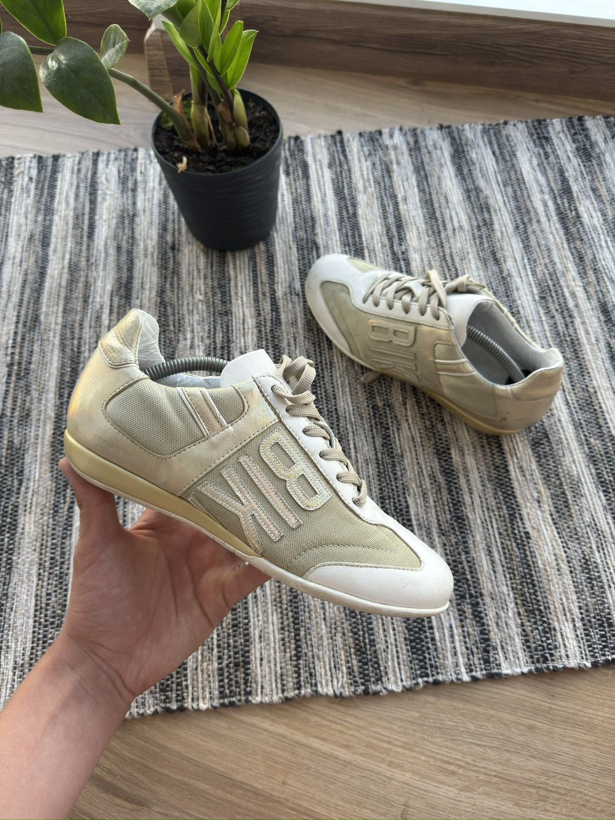 Dirk Bikkembergs Dirk Bikkembergs Vintage Leather Trainer Sneakers Shoes Size US 6 / IT 36 - 3 Thumbnail