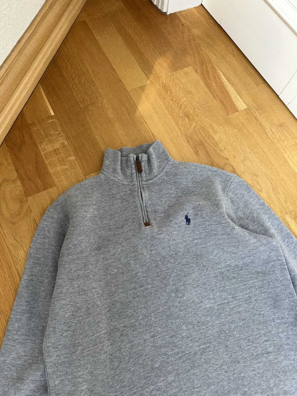 Polo Ralph Lauren Vintage Polo Ralph Lauren Half-Zip Sweatshirt Gray Fit Size US S / EU 44-46 / 1 - 4 Thumbnail