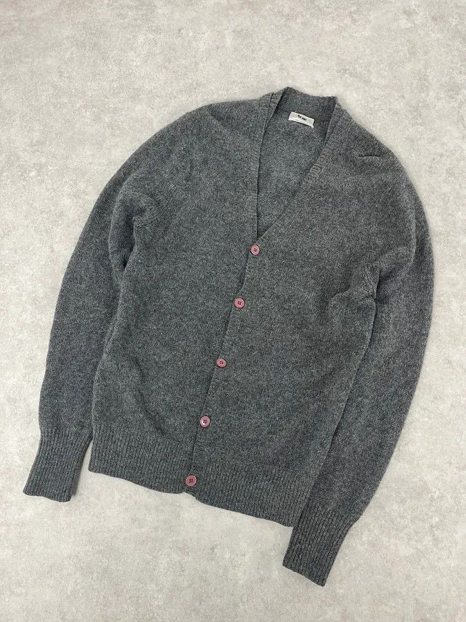 Acne Studios AW2010 Acne Studios Grey Wool Cardigan Size US L / EU 52-54 / 3 - 4 Thumbnail
