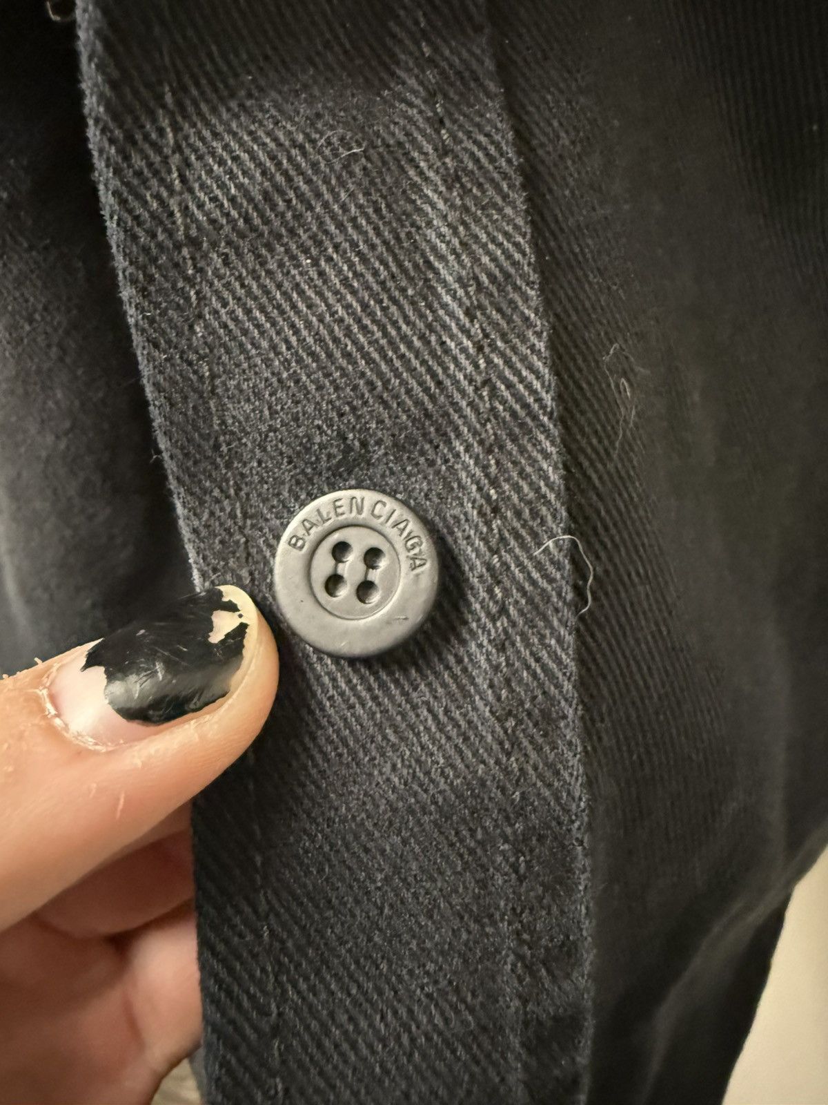 Balenciaga Balenciaga Parka Denim Jacket Size US S / EU 44-46 / 1 - 5 Thumbnail
