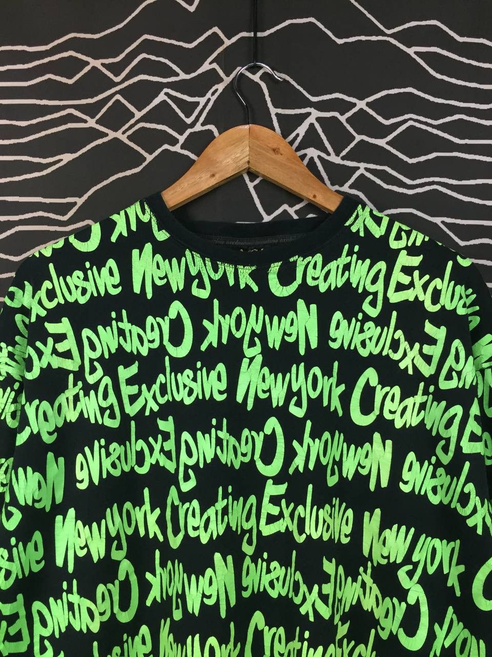 Vintage Creating Exclusive NYC All Over Print Long Sleeve Tee Size US XXL / EU 58 / 5 - 3 Thumbnail
