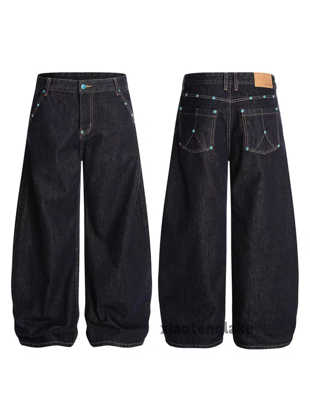Jean ltx loose baggy skate hiphop flared yuppie bootcut jeans Size US 32 / EU 48 - 7 Thumbnail