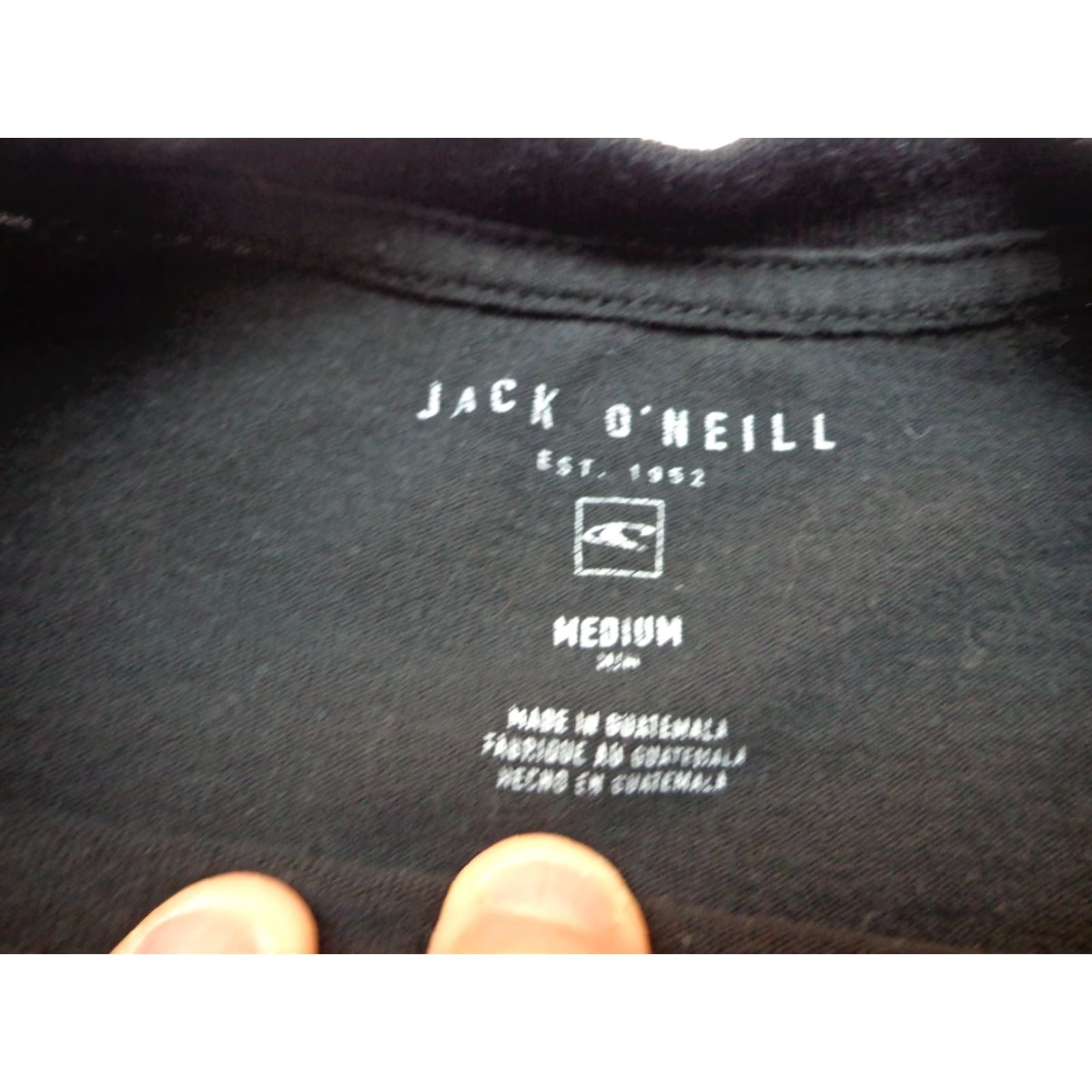 O'Neill Jack O'Neill The Original Medium Black Pocket Surfing T Shirt Mens M Black Logo Surf 90s Size US M / EU 48-50 / 2 - 5 Thumbnail
