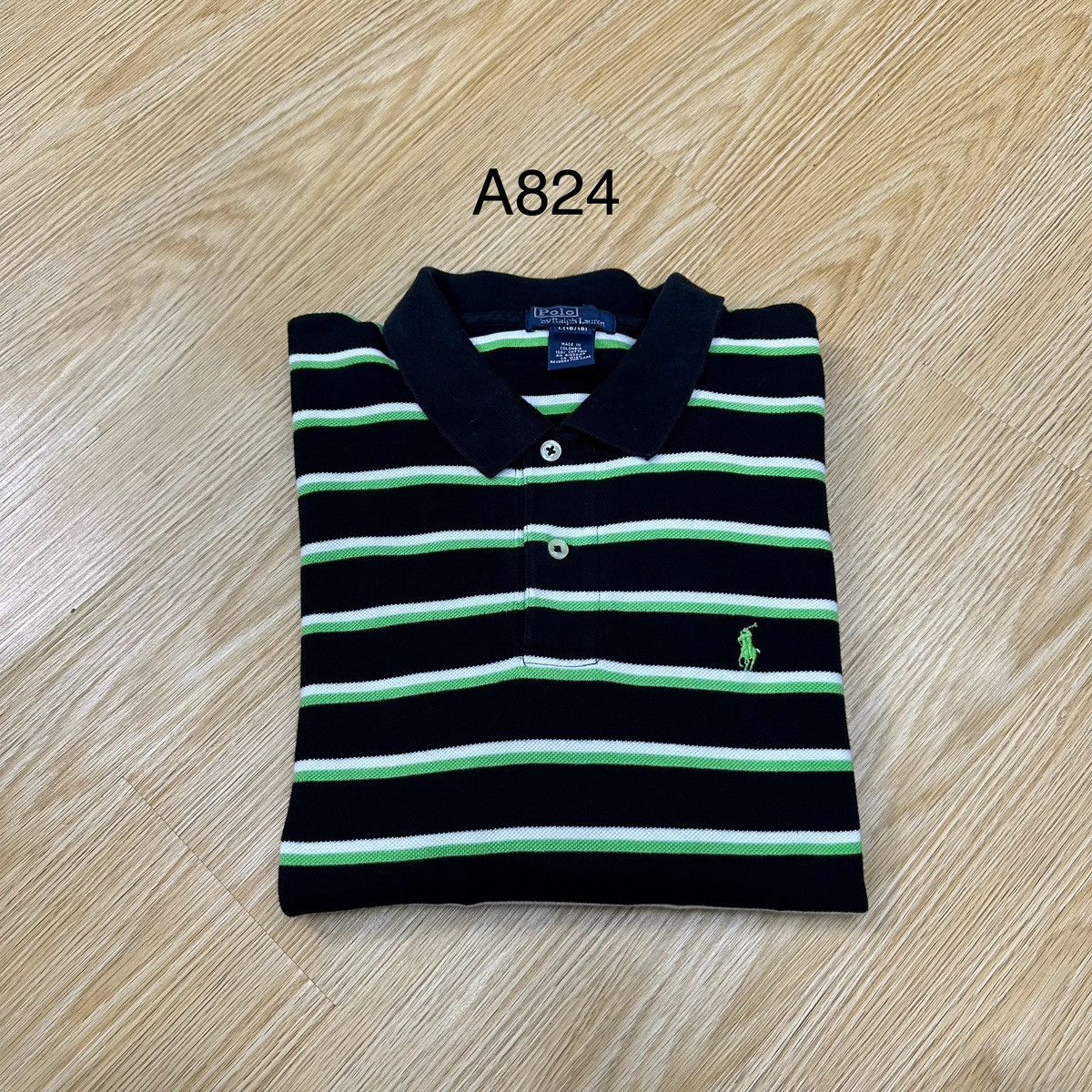 Polo Ralph Lauren 90s Polo Ralph Lauren Stripe Long Sleeve Tee A824 Size US S / EU 44-46 / 1 - 12 Thumbnail