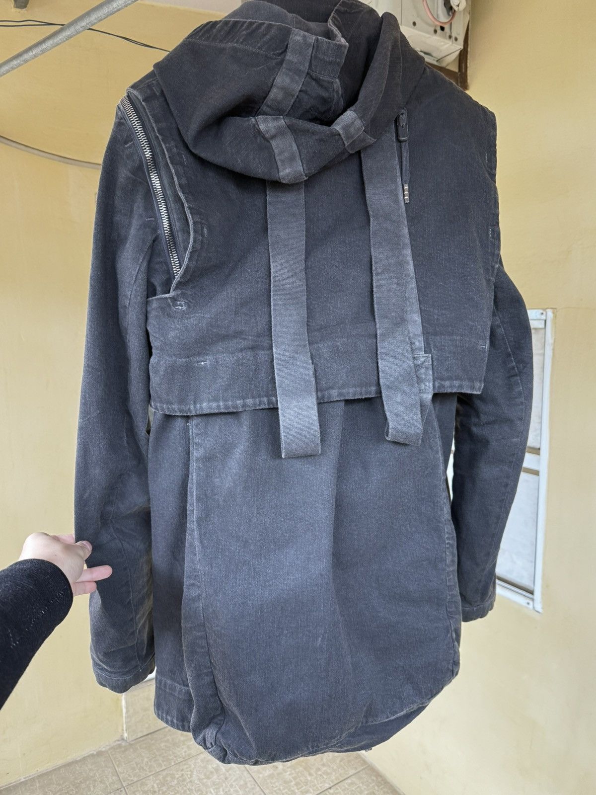 Boris Bidjan Saberi Boris Bidjan Saberi parka 2.1 dark grey Size US S / EU 44-46 / 1 - 9 Thumbnail