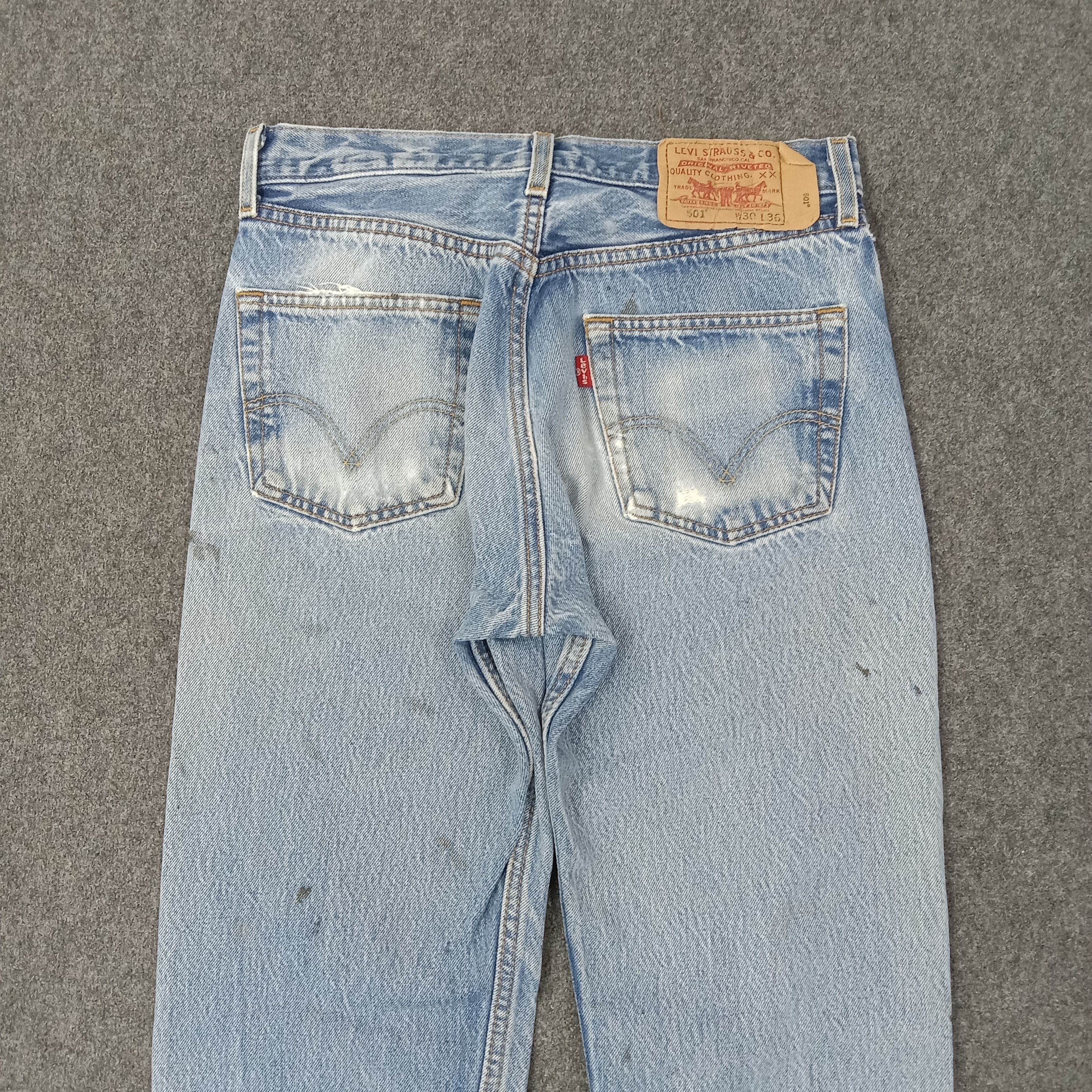 Levi's Levi's 501 American Distressed Denim Jeans C252N10 Size US 28 / EU 44 - 6 Thumbnail