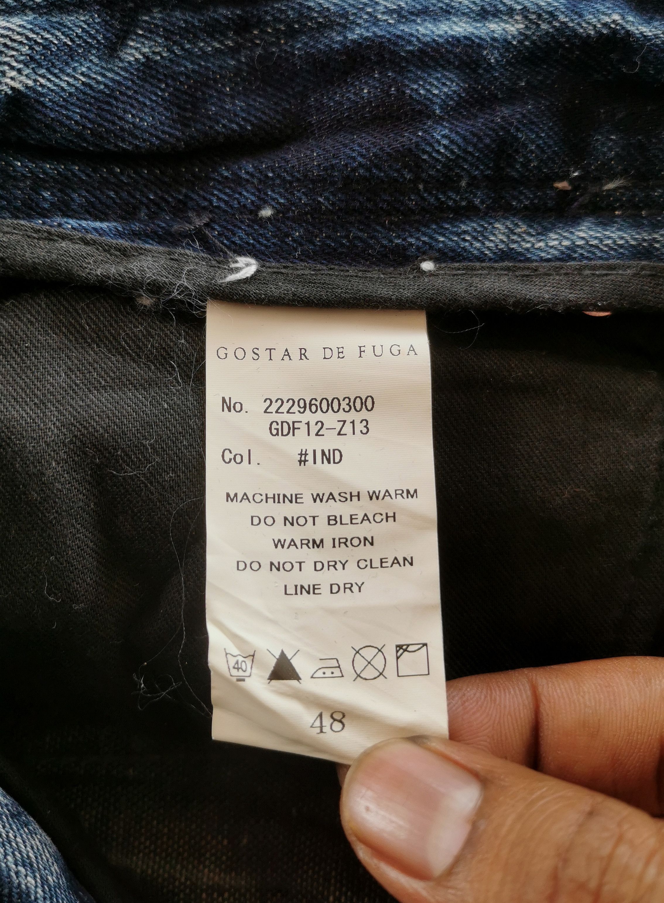 GOSTAR DE FUGA Go Star De Fuga Distressed Whisker Clawmark Jeans 32x33.5 Size US 32 / EU 48 - 2 Thumbnail