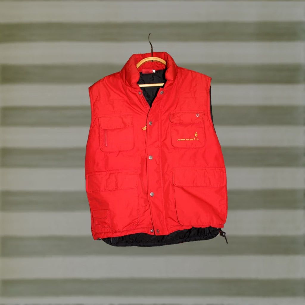 johnnie-O VINTAGE Johnnie Walker Gilet padded Jacket Mens M Red Brand Unbranded Shirt/Outerwear 2000s 90s NASCAR Motorsports Size US M / EU 48-50 / 2 - 1 Thumbnail