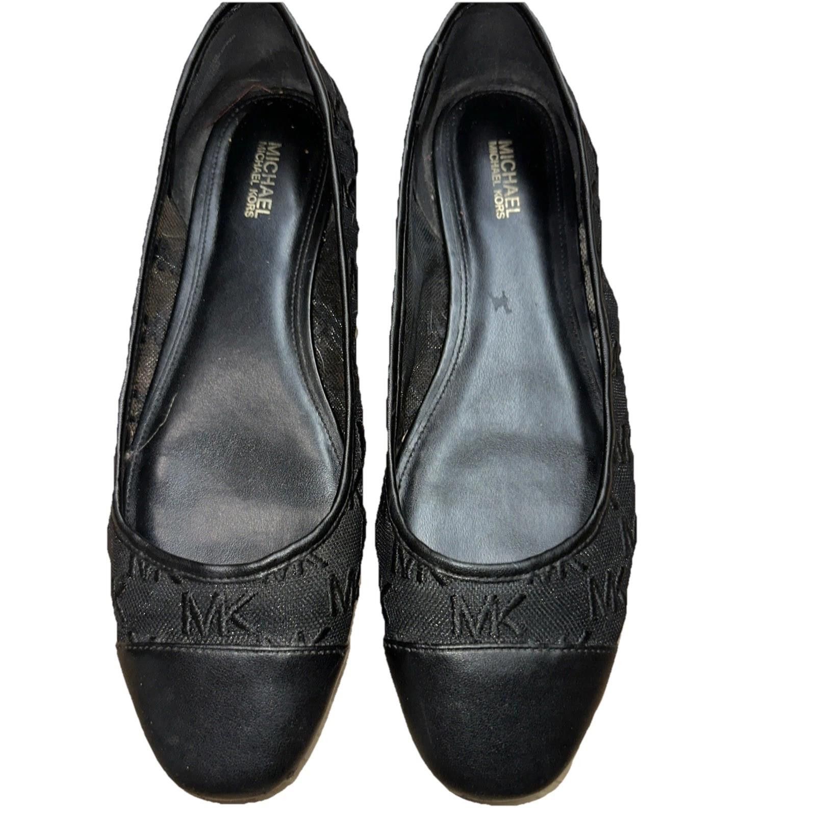 Michael Kors michael kors black lockhart ballet flats size 8.5 Size US 8.5 / IT 38.5 - 2 Thumbnail