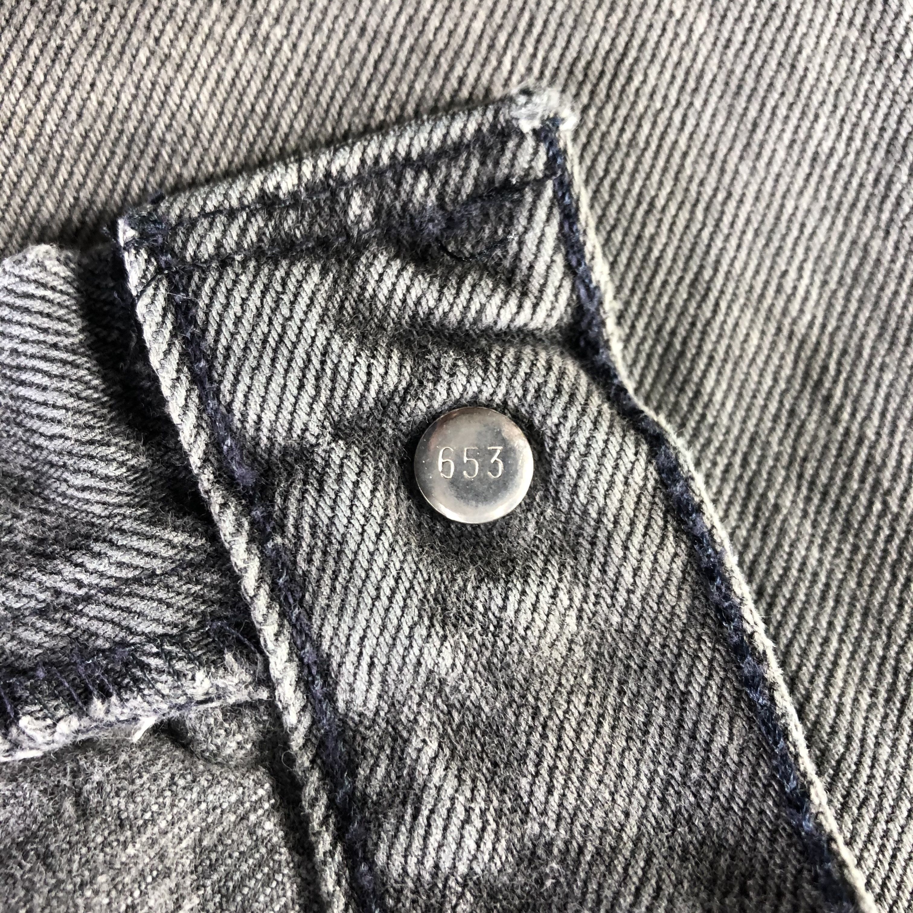 Levi's Vintage Levis 501 Jeans Faded Black Denim KJ2433 Size US 32 / EU 48 - 8 Thumbnail