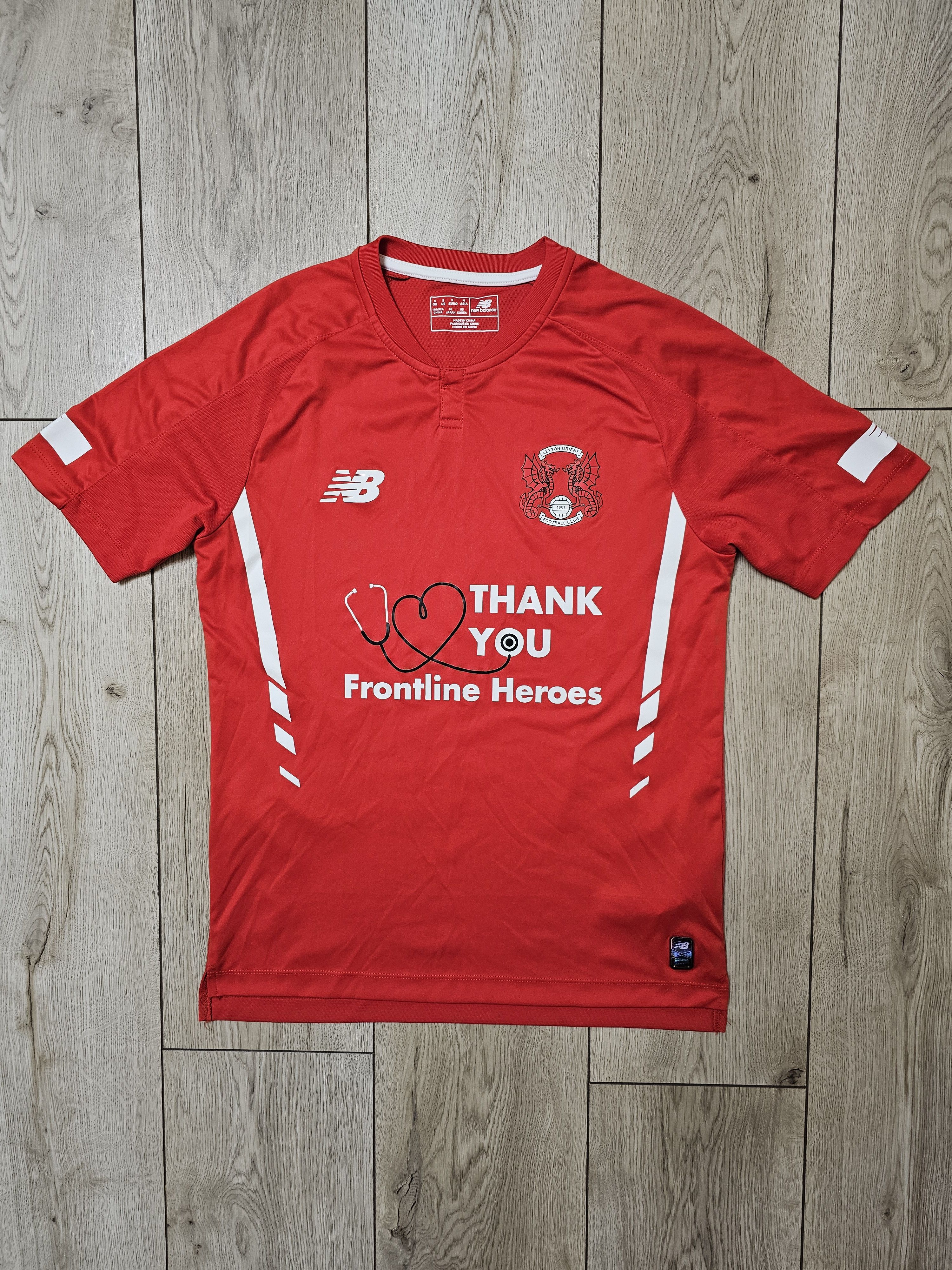 New Balance LEYTON ORIENT 2020 2021 HOME FOOTBALL SHIRT SOCCER JERSEY Size US S / EU 44-46 / 1 - 1 Thumbnail