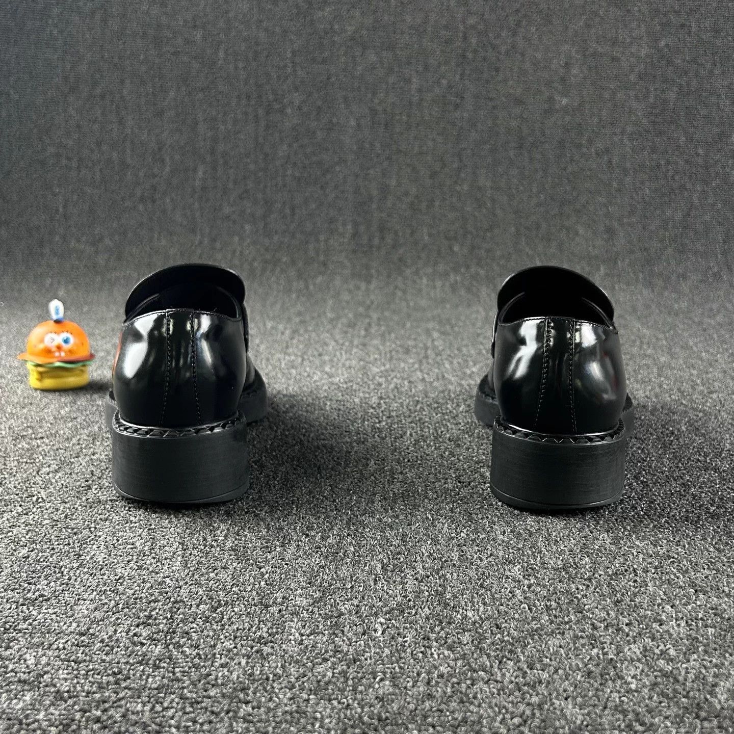 Prada Prada Women's Black Loafer EUR 38 Mint Size US 7 / IT 37 - 5 Thumbnail