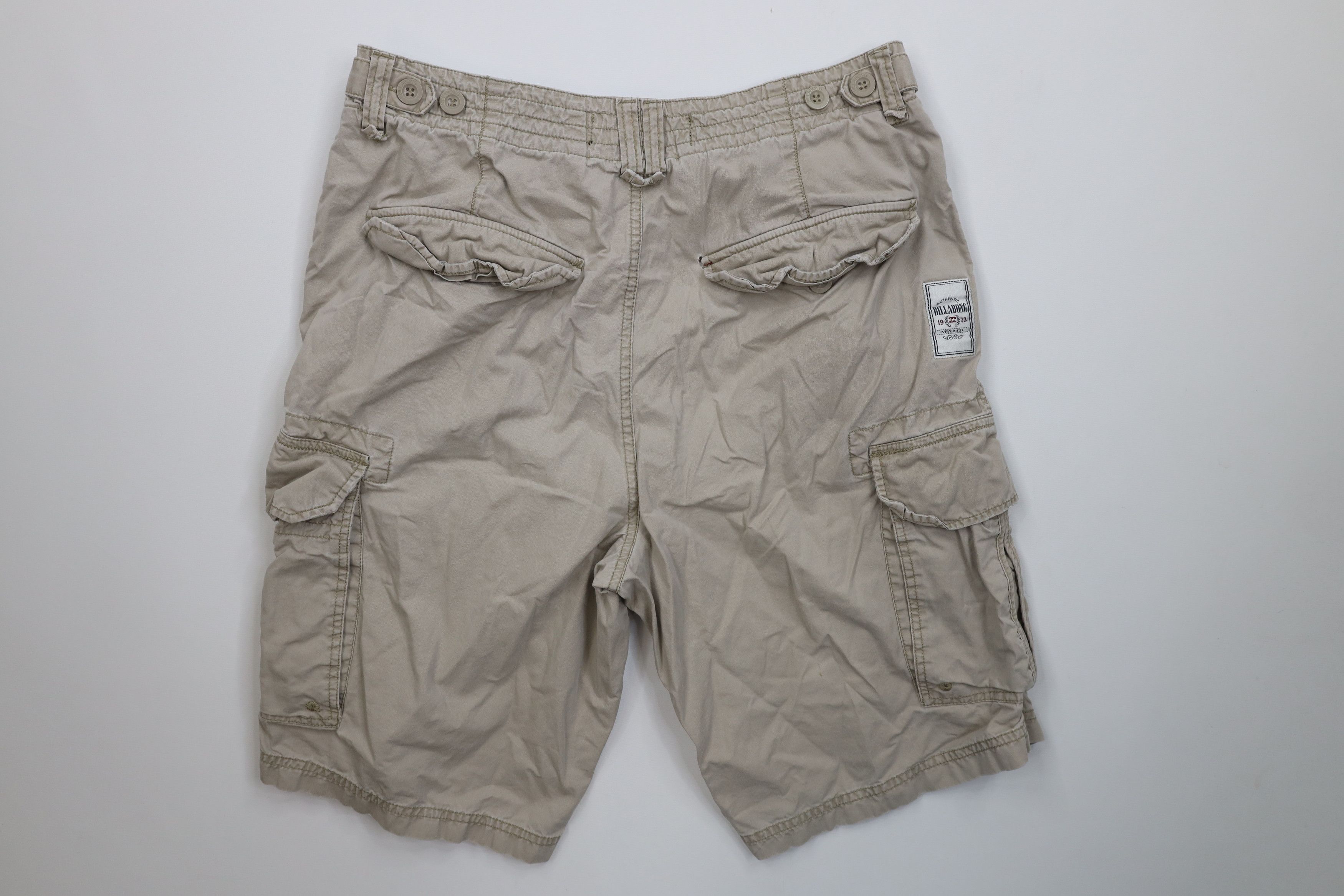 Billabong Vintage Y2K Billabong Surfing Spell Out Cargo Shorts Beige Size US 32 / EU 48 - 12 Thumbnail