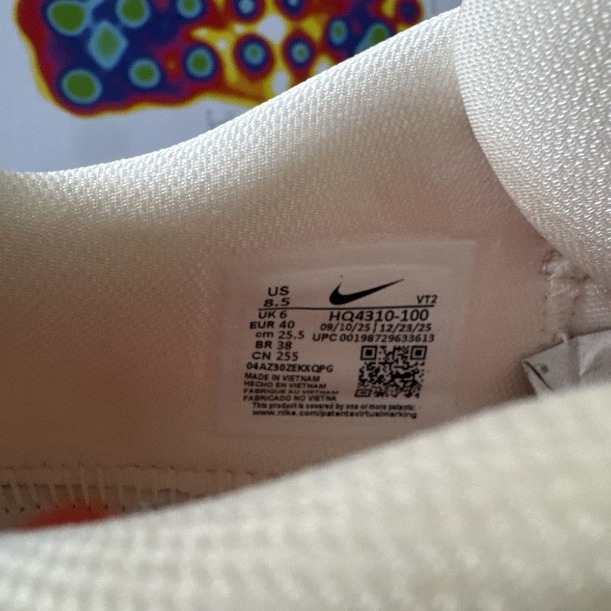 Nike Nike mind 002 Size 8.5 women’s Sail/Chrome-Chalk Size US 8.5 / IT 38.5 - 11 Thumbnail