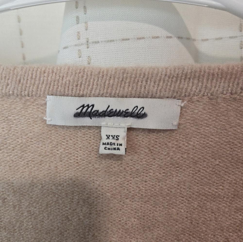 Madewell Madewell Kent Colorblock Cardigan Sweater in Coziest Yarn Size XXS / US 00 / IT 34 - 6 Thumbnail