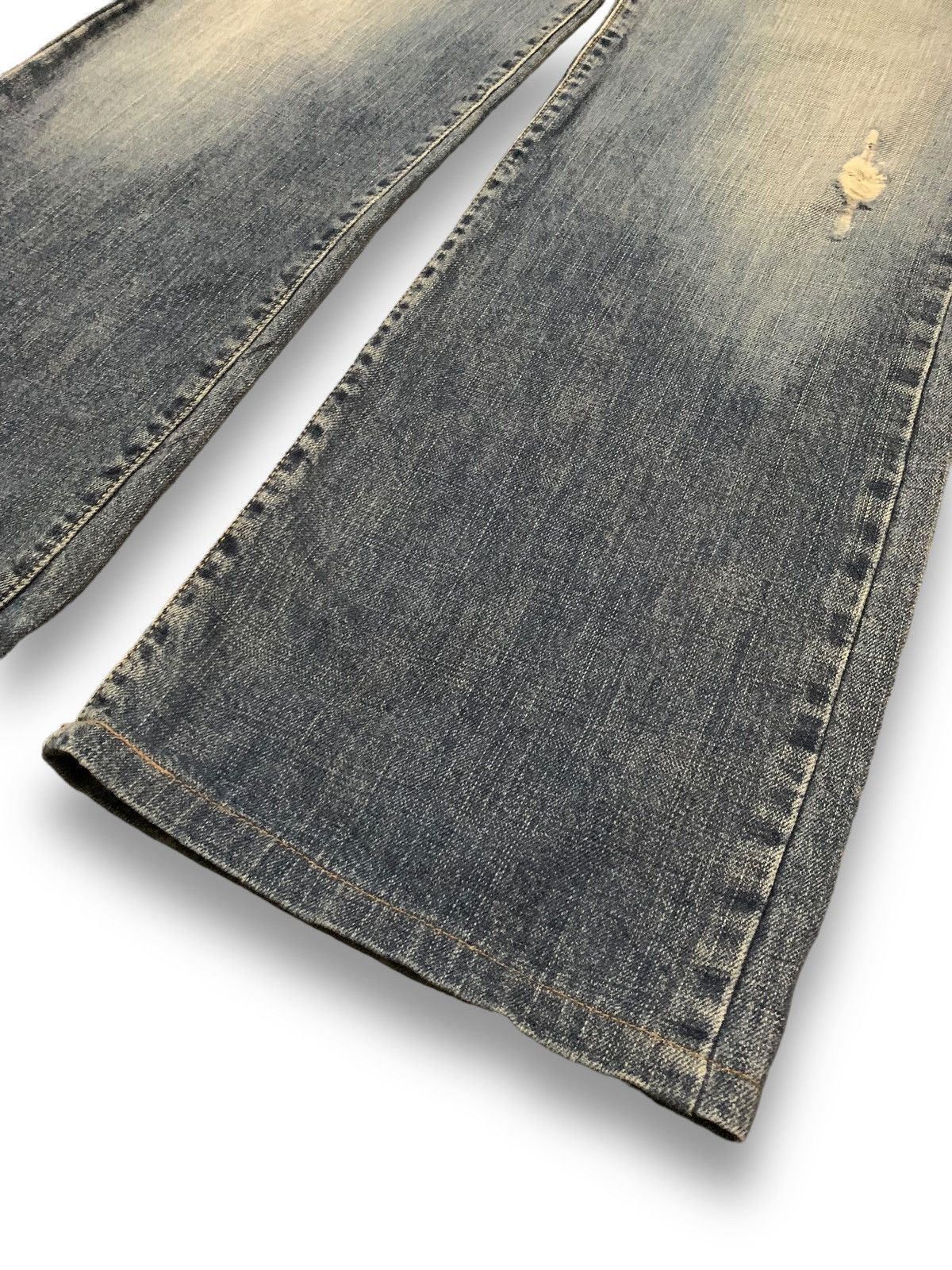 14th Addiction Vintage Japanese Brand Baggy Distressed Punk Style Jeans Size US 30 / EU 46 - 10 Thumbnail