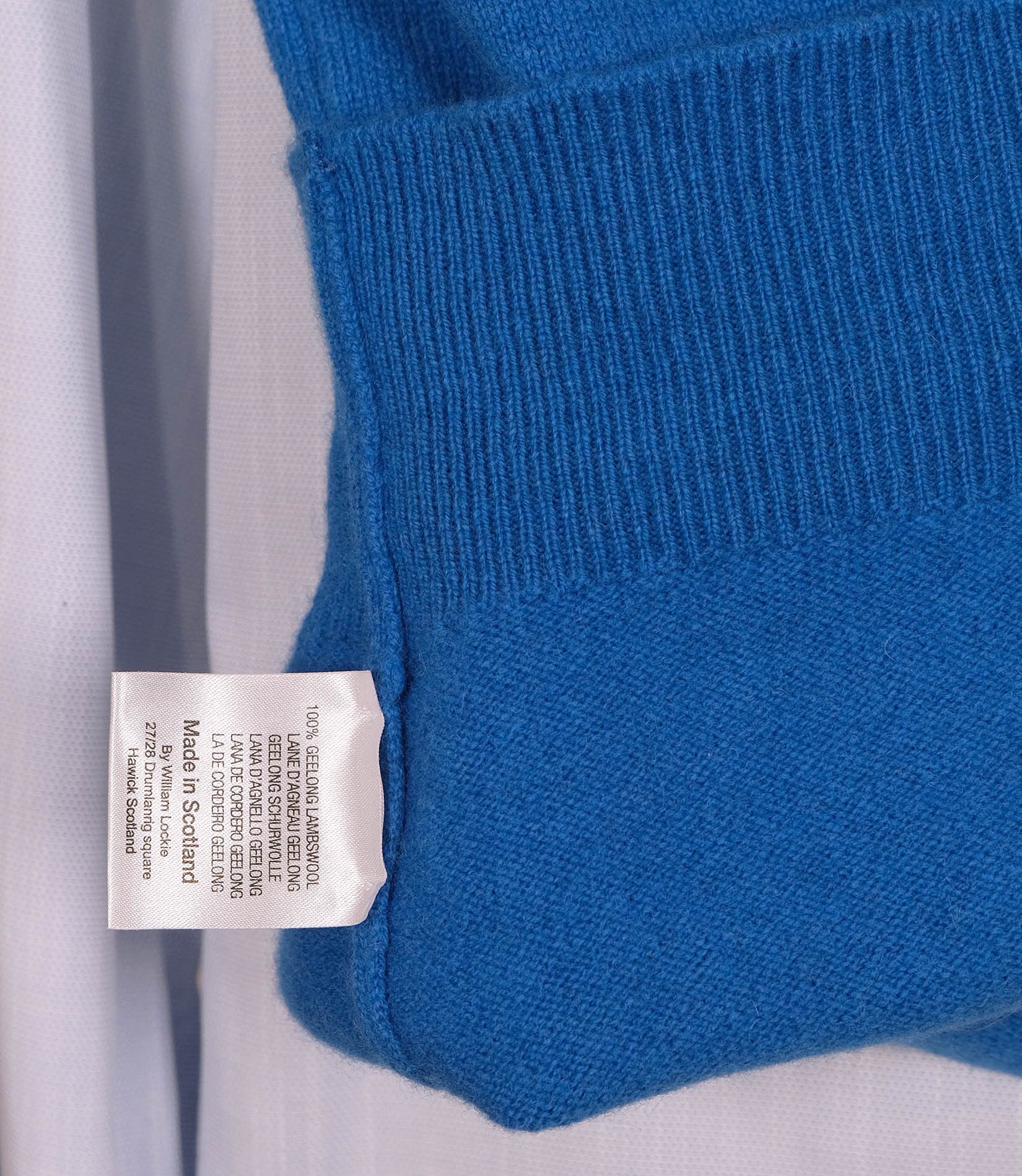 William Lockie William Lockie, light blue jumper, size L, Geelong wool Size US L / EU 52-54 / 3 - 4 Thumbnail