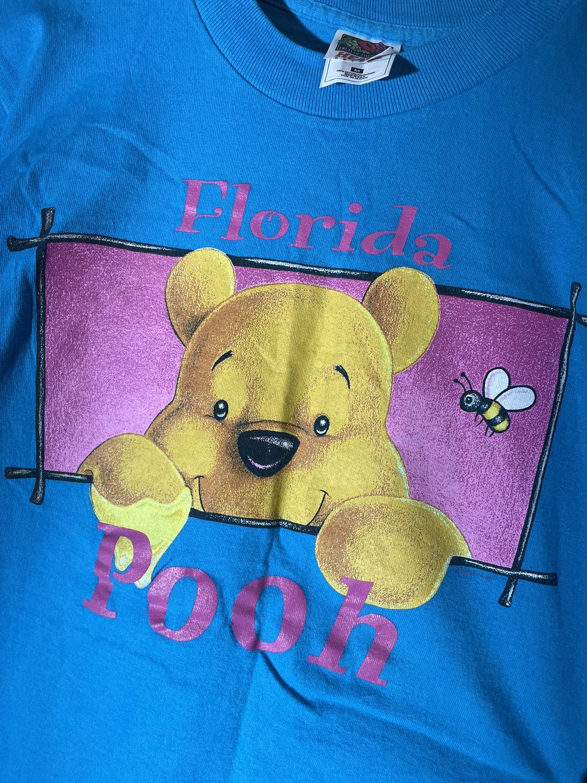 Disney × Vintage Winnie the Pooh made in USA vintage T shirt 90s Size US M / EU 48-50 / 2 - 7 Thumbnail
