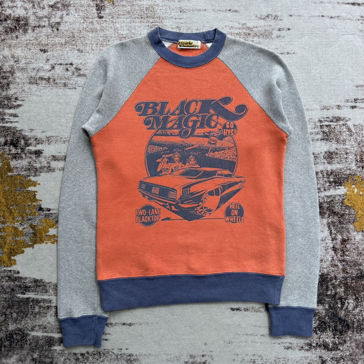 Hysteric Glamour VINTAGE HYSTERIC GLAMOUR ROUTE 66 GRAPHIC RAGLAN SWEATSHIRT Size US XS / EU 42 / 0 - 1 Thumbnail