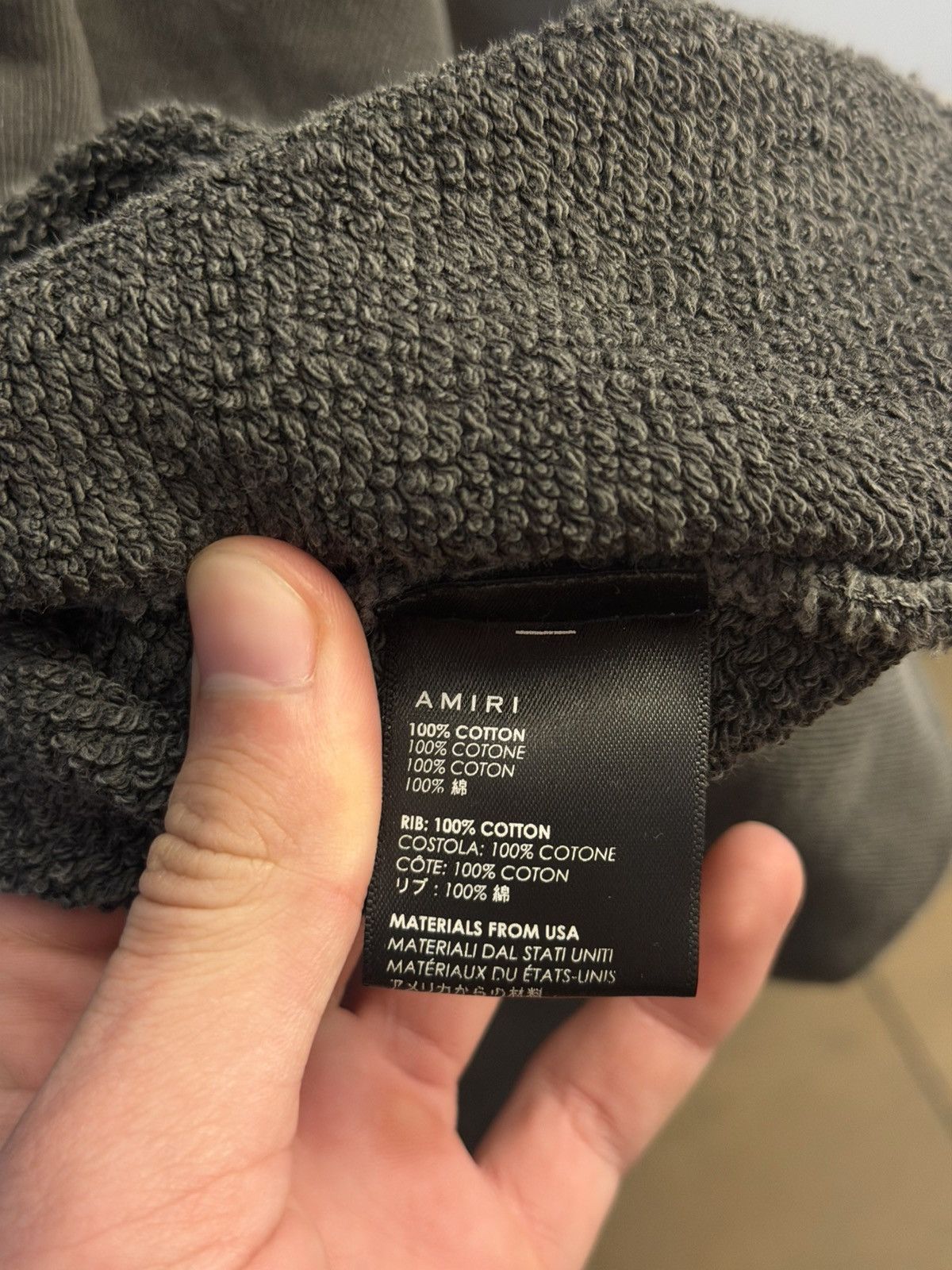 Amiri Amiri Grey Sweatshirt Beverly Hills Size US L / EU 52-54 / 3 - 5 Thumbnail