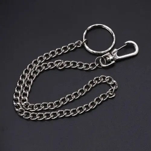 VIBE Travel Wallet Chain Heavy Duty Jeans Link Coil Leash Size ONE SIZE - 2 Thumbnail