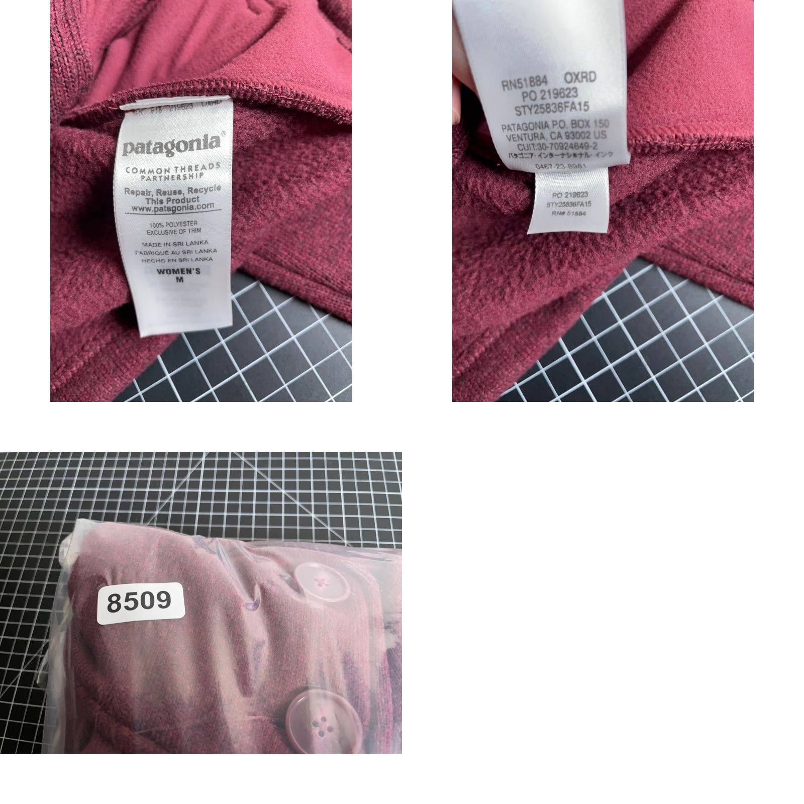 Patagonia Patagonia Jacket Women's Medium Red Fleece Better Sweater Swing Jacket Button Front Pockets Casual Outdoor 25836 Size M / US 6-8 / IT 42-44 - 9 Thumbnail