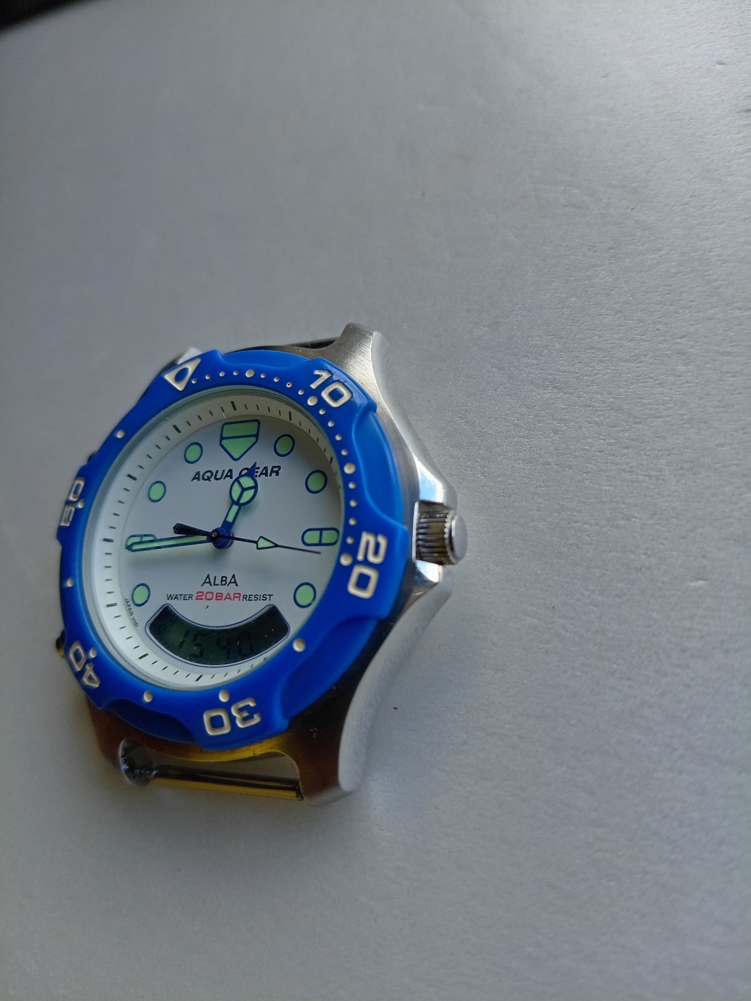 ALBA × Japanese Brand × Seiko Seiko aqua gear watch anadigi Size ONE SIZE - 4 Thumbnail