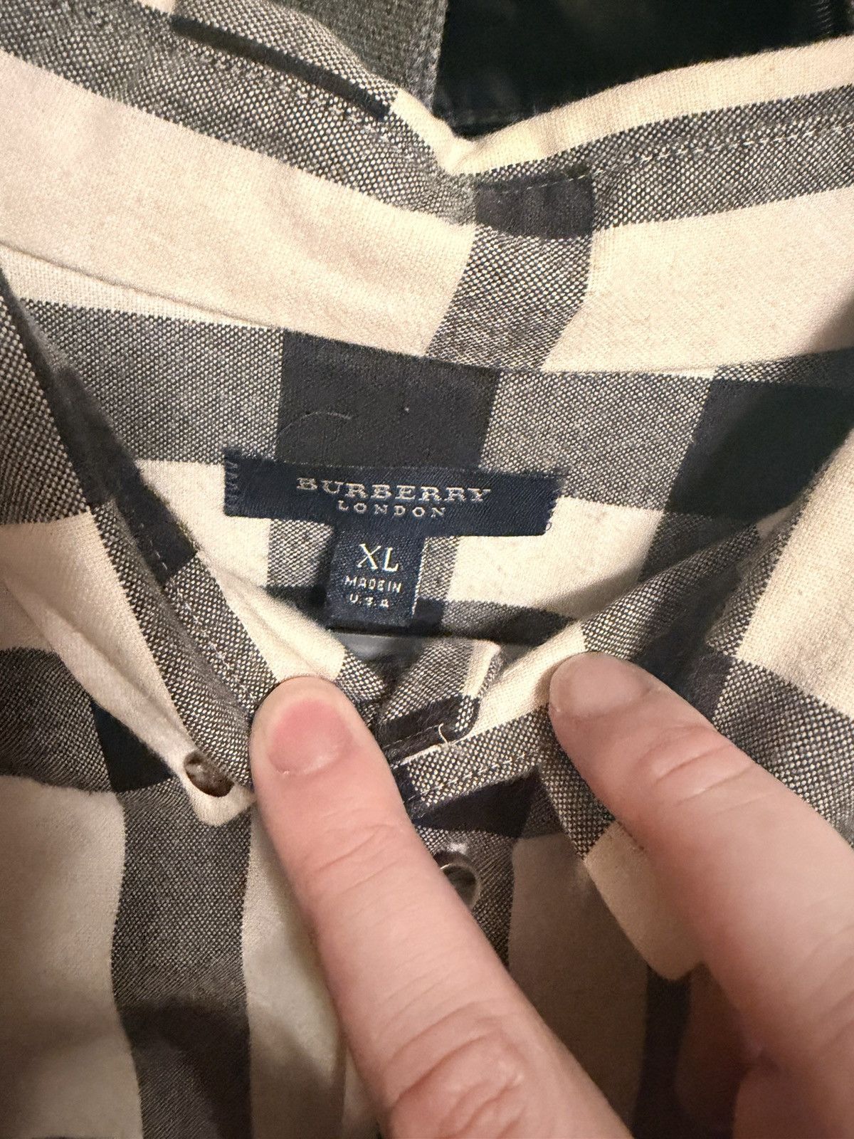 Burberry Burberry London Long Sleeve Plaid Flannel Size US XL / EU 56 / 4 - 2 Thumbnail