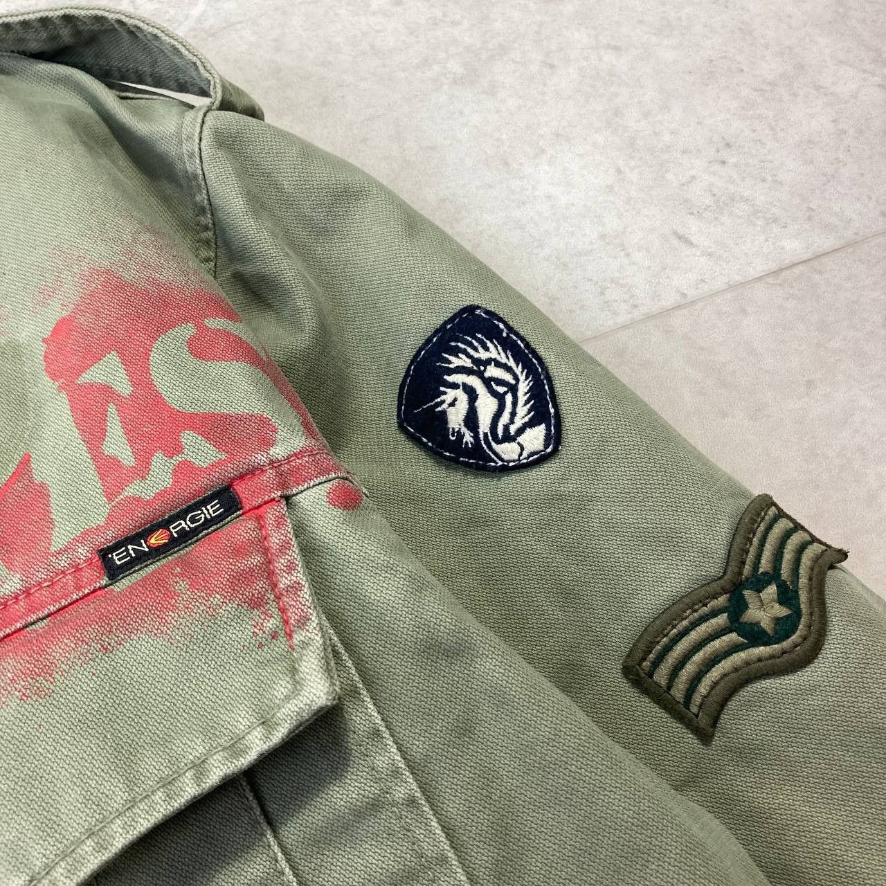 Energie Vintage Enegie Miss Sixty Khaki Military Jacket Size US M / EU 48-50 / 2 - 4 Thumbnail