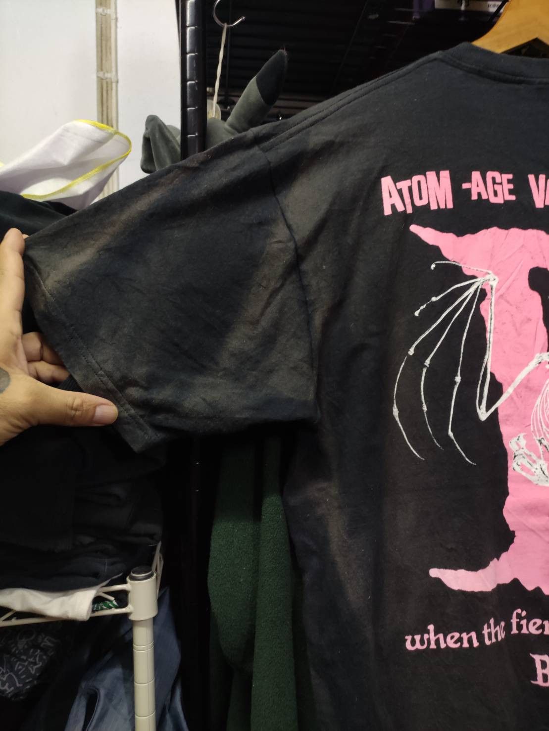 Band Tees Vtg 00's Balzac Band " Atom-Age Vampire in 308 " Promo Tour Size US XL / EU 56 / 4 - 8 Thumbnail
