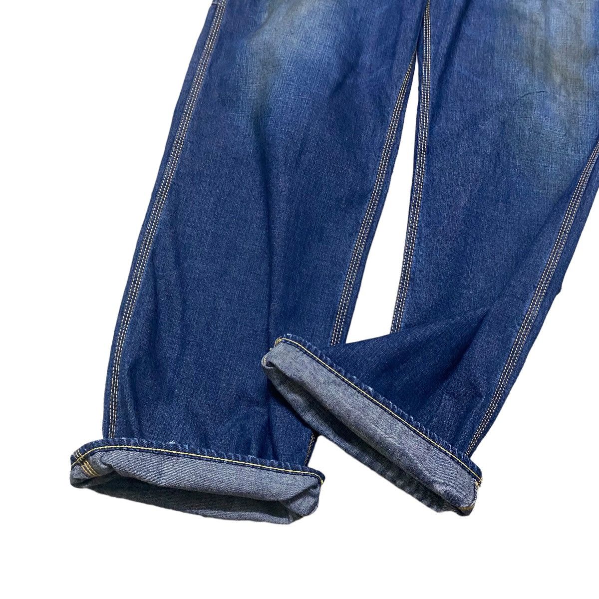 Bape Vintage Bape Denim Carpenter Pants Oiled Coated Size US 34 / EU 50 - 13 Thumbnail