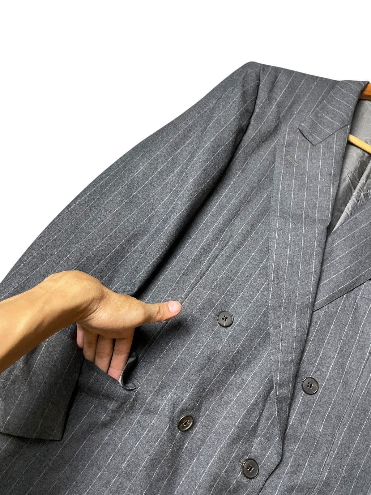 Aquascutum × Japanese Brand × Vintage Aquascutum Brand Double Breasted Coat (108( Size US XS / EU 42 / 0 - 4 Thumbnail