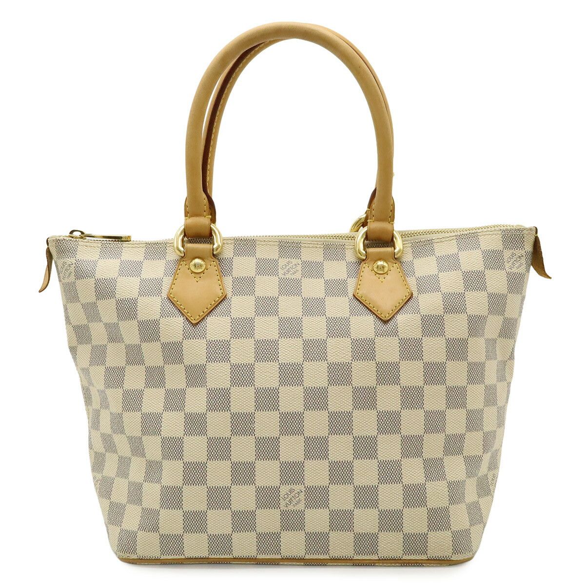 Louis Vuitton Louis Vuitton Louis Vuitton Saleya PM Damier Azur Tote Bag Textile Tote Bag N51186 DUTY FREE for USA Size ONE SIZE - 1 Thumbnail