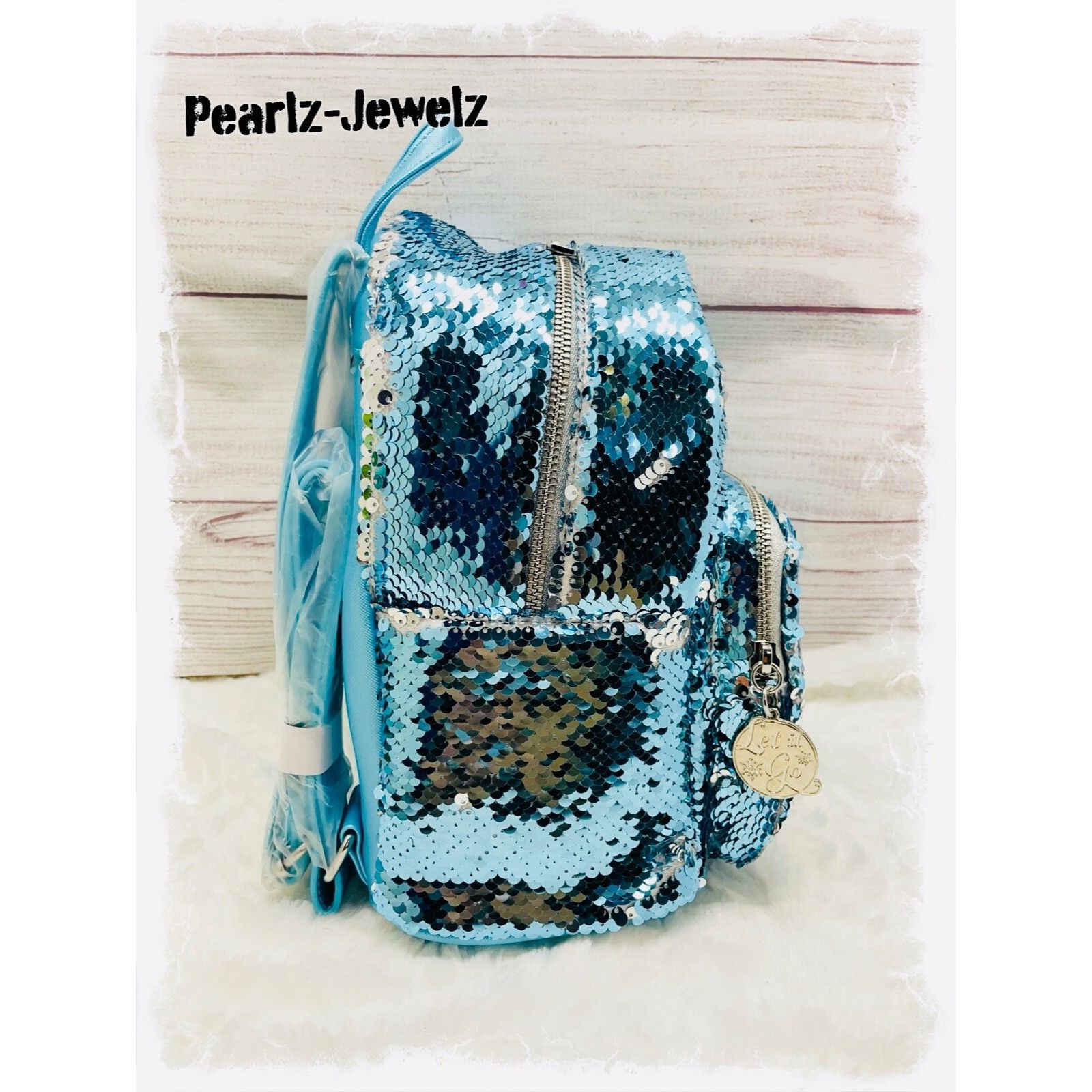 Disney Loungefly Disney Frozen Elsa Sequin Reversible Blue Silver M Size ONE SIZE - 2 Thumbnail