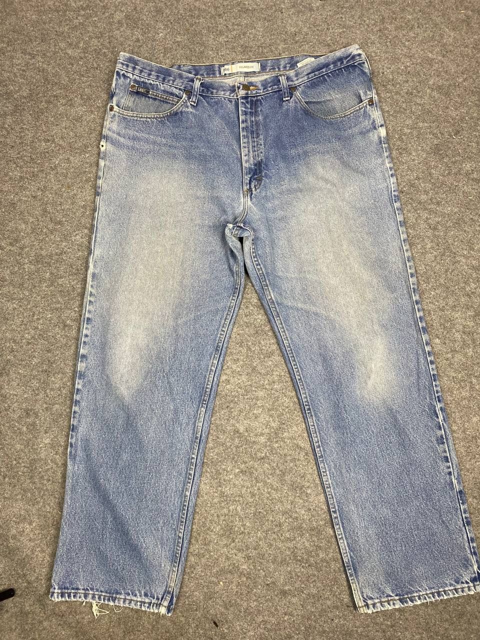 Lee vintage lee relaxed fit distressed denim Size US 44 / EU 60 - 8 Thumbnail