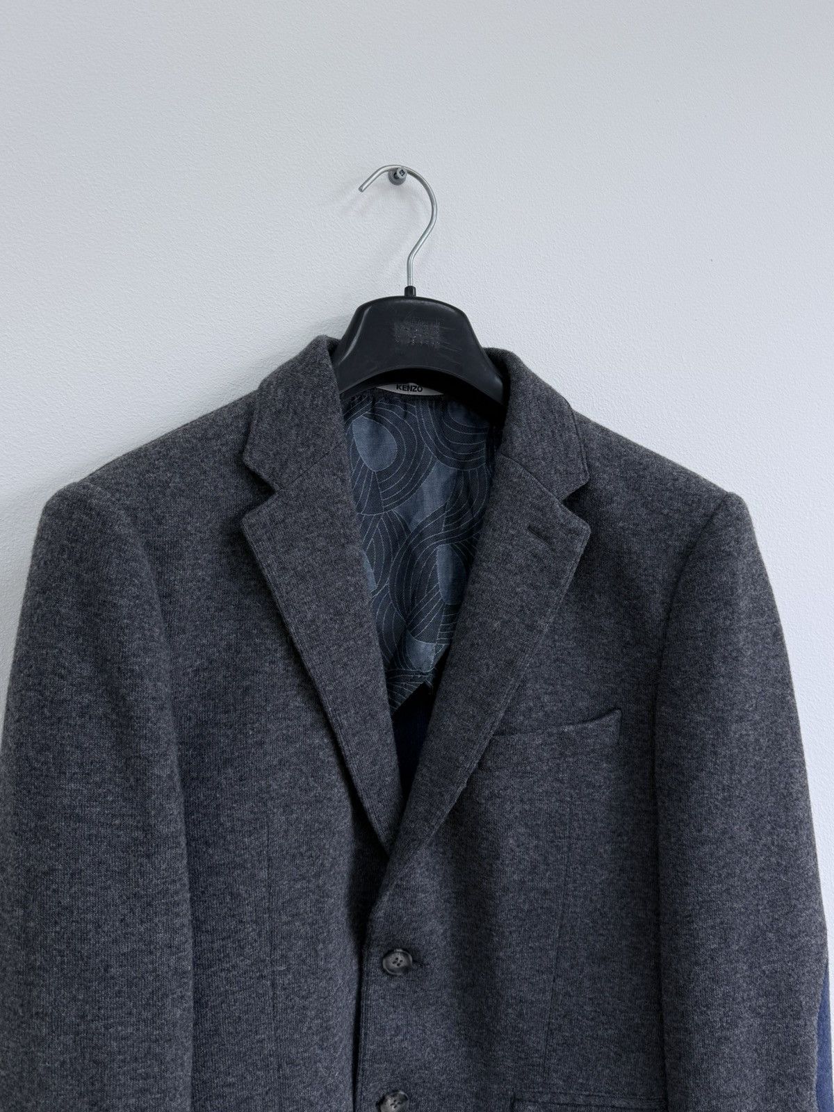 Kenzo Kenzo Gray Wool Blazer Size 50 Size 40R - 2 Thumbnail
