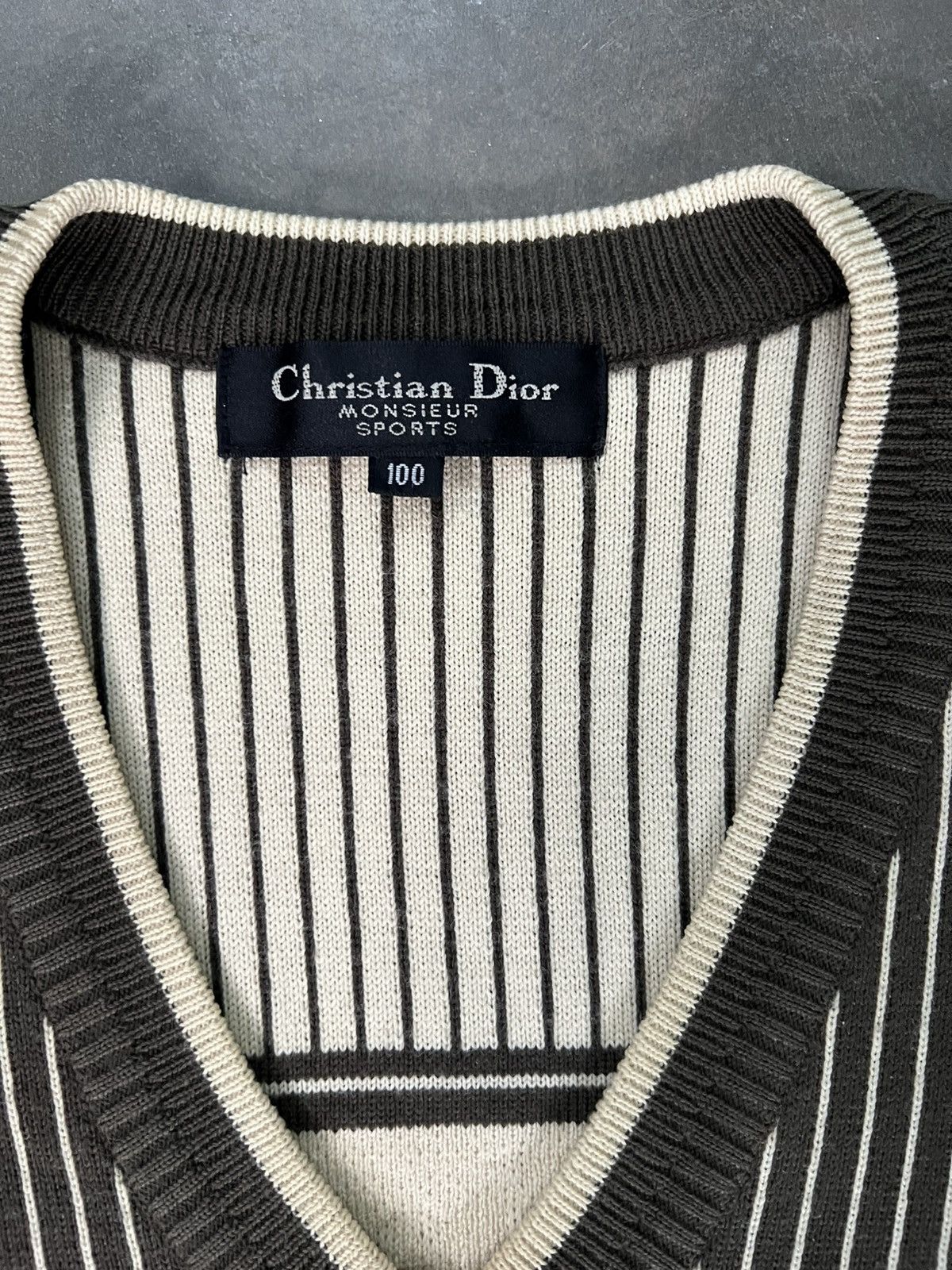 Christian Dior Monsieur Christian Dior Monsieur Sports 90s Knitwear Vest Size US L / EU 52-54 / 3 - 7 Thumbnail