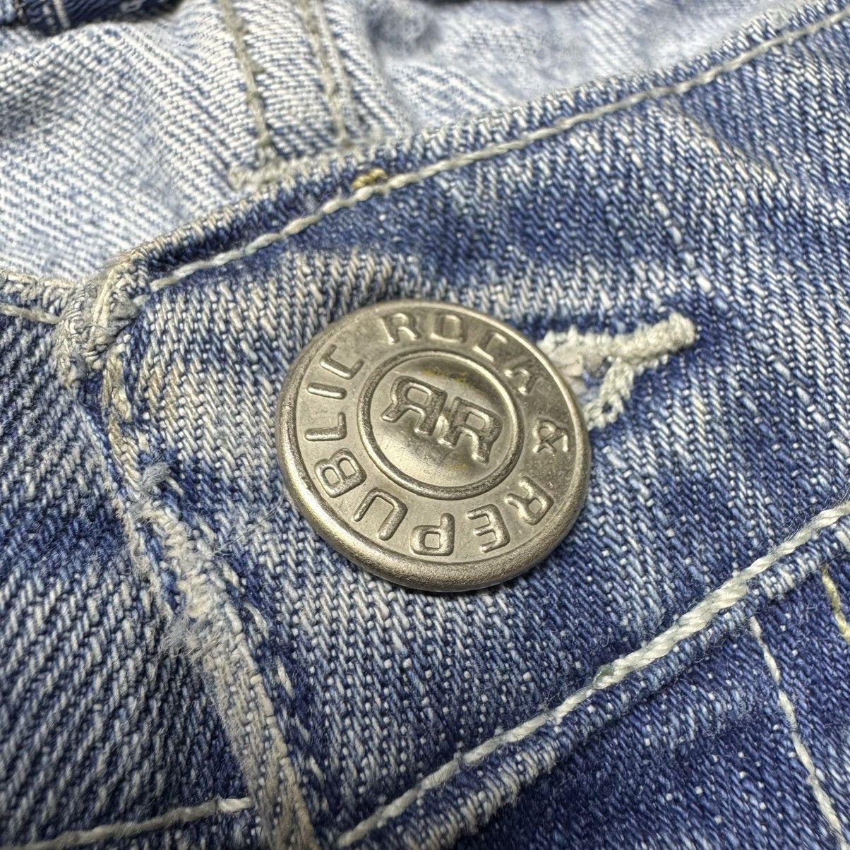 Rock & Republic × Vintage Vintage Y2K Rock Republic x Victoria Beckham 00s Denim Jeans Size 29" - 9 Thumbnail