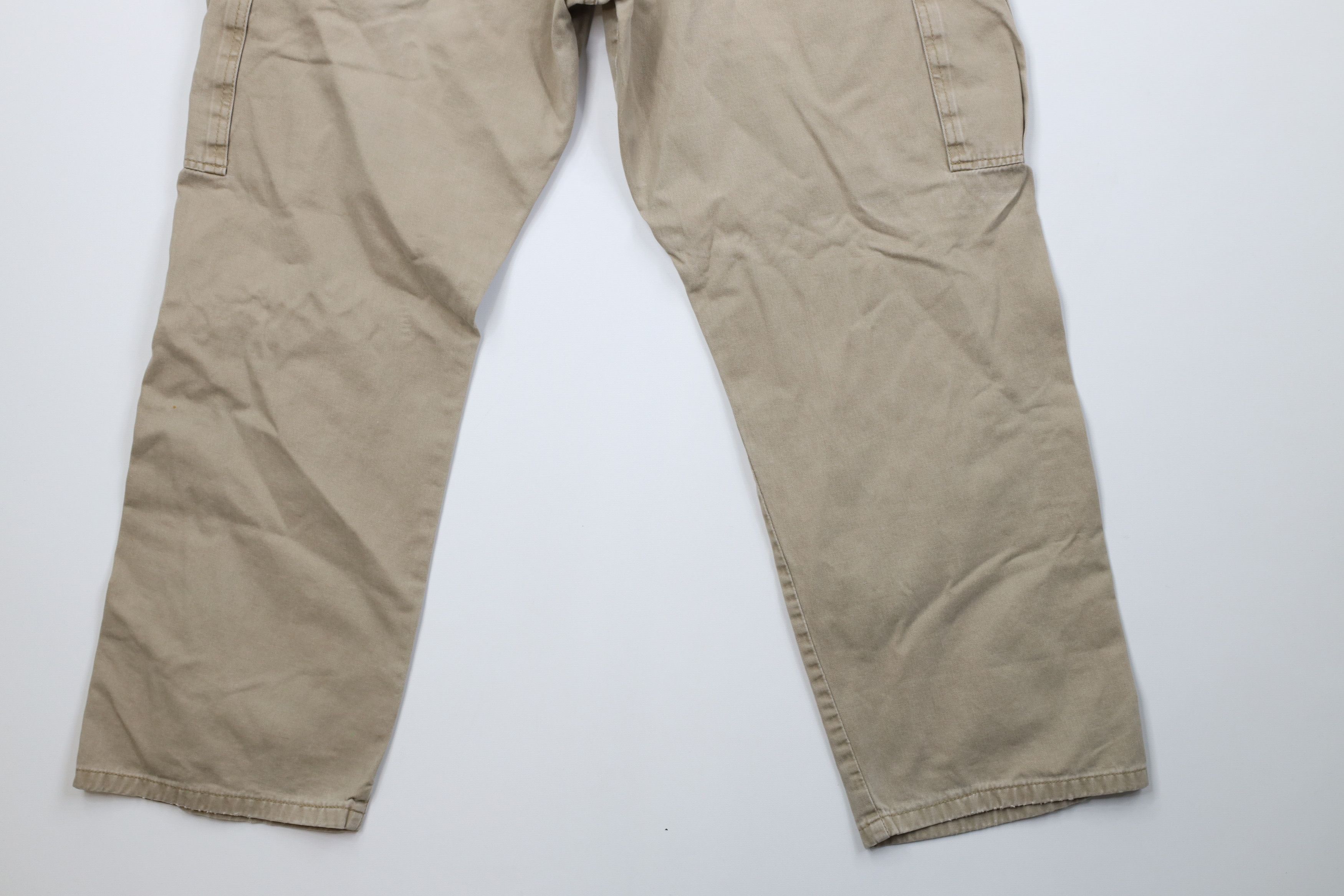 Wrangler Vintage Y2K Wrangler Baggy Wide Leg Cargo Pants Beige Size US 38 / EU 54 - 13 Thumbnail