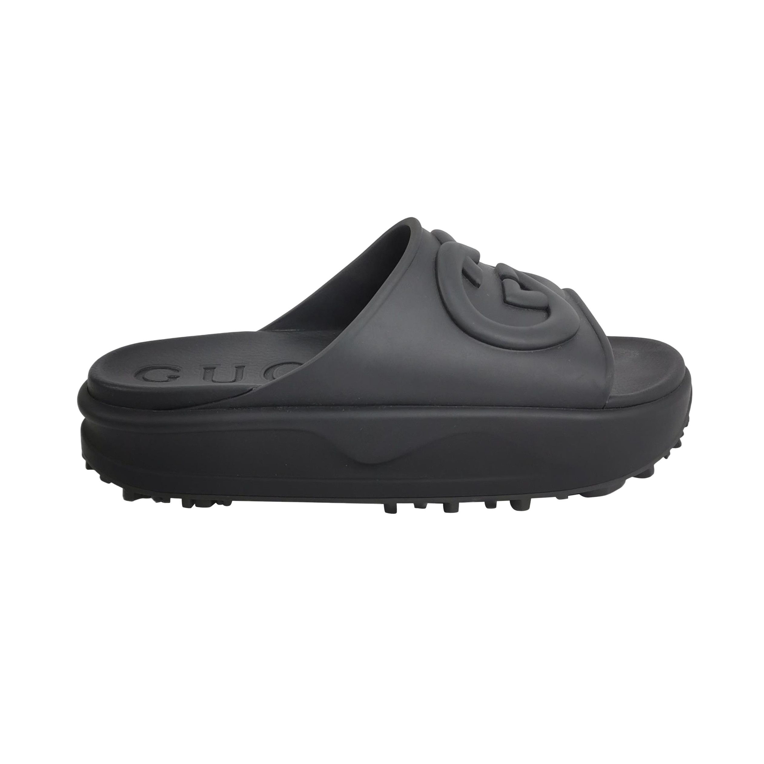 Gucci Gucci Double G Platform Rubber Sandals Size 43 Size US 10 / EU 43 - 1 Thumbnail