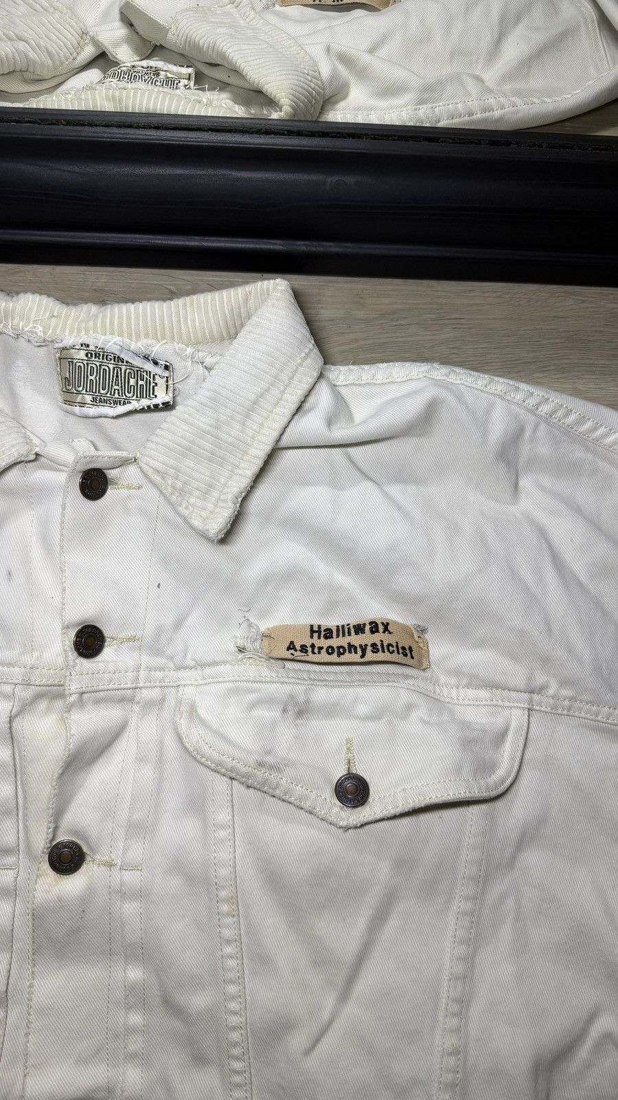 Jordache Vintage 1990s Jordache Halliwax Astrophysicist Distressed Size US XL / EU 56 / 4 - 4 Thumbnail