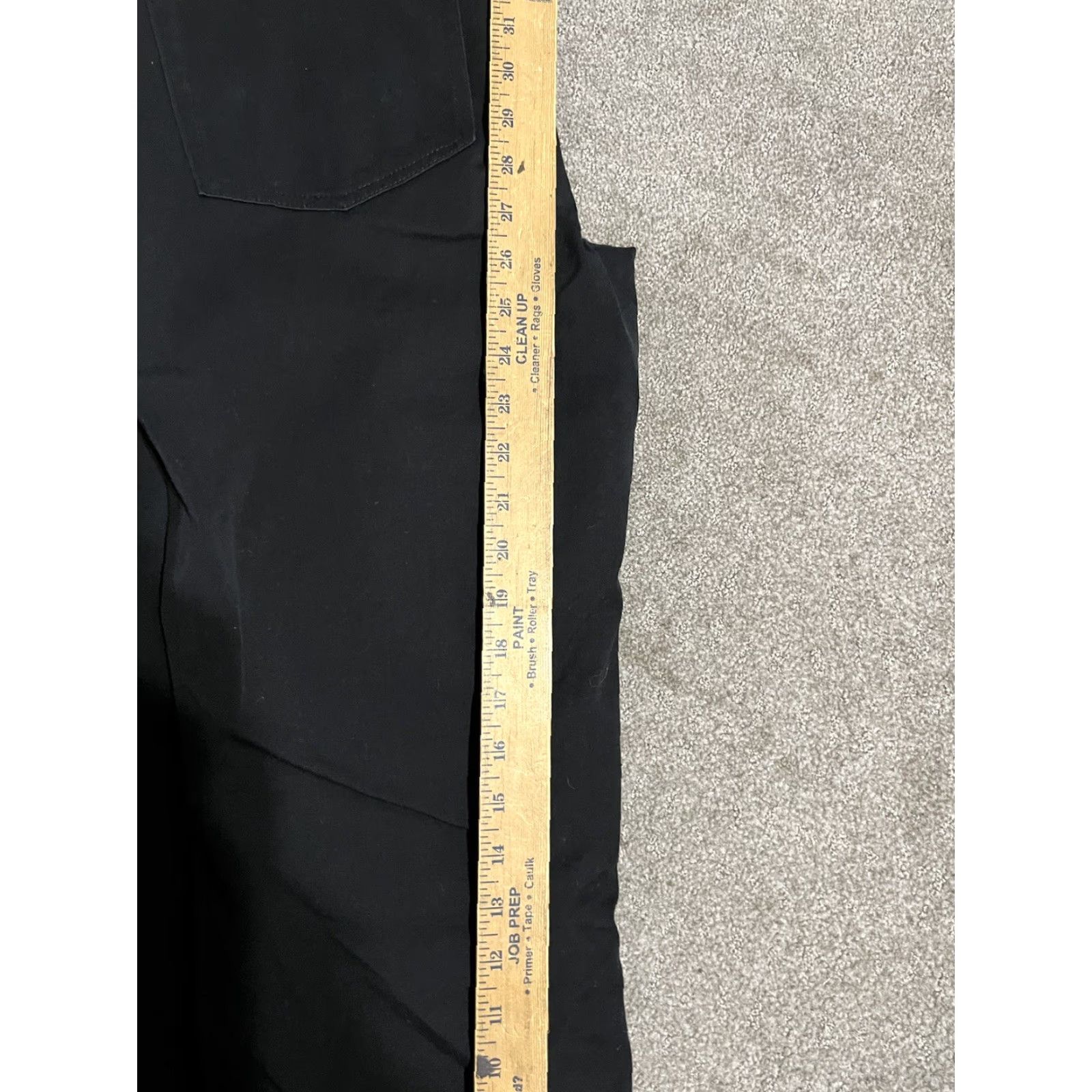 Chaps Chaps Jeans Women's 12 Black Straight Leg Low Rise Dark Wash Size 34" / US 12 / IT 48 - 6 Thumbnail