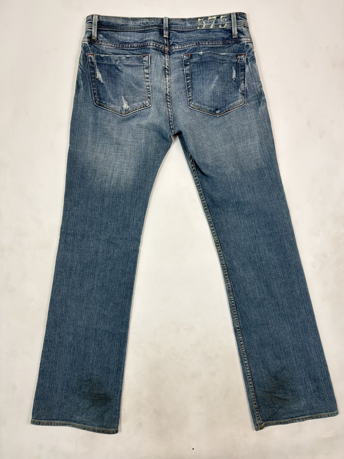 Other 2000s 575 Los Angeles Rigid Bootcut Light Wash Jeans Size US 32 / EU 48 - 9 Thumbnail
